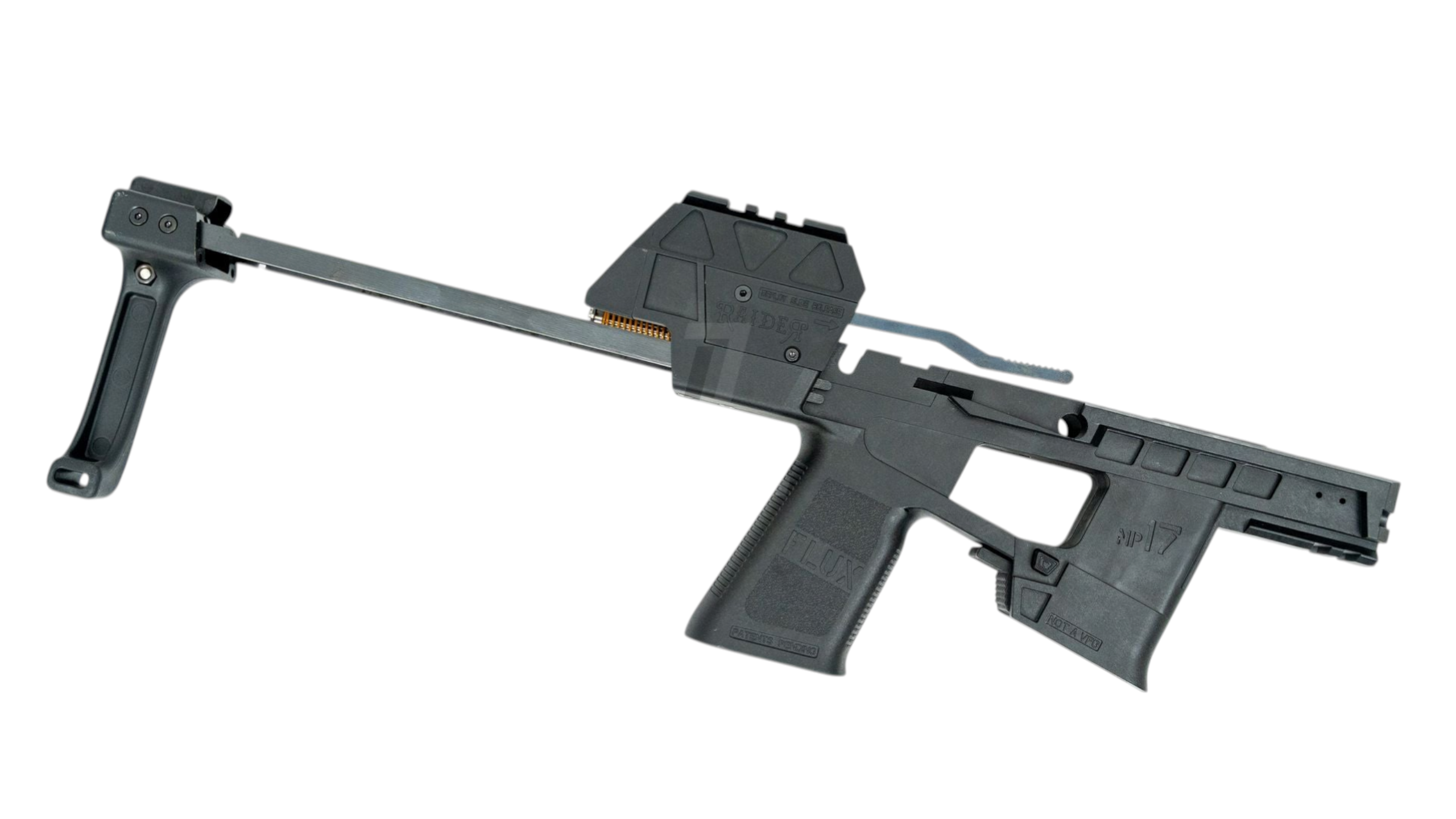 EMG - FLUX RAIDER PDW KIT FORAIRSOFT P320 FAMILY EMG LICENSED (BK)