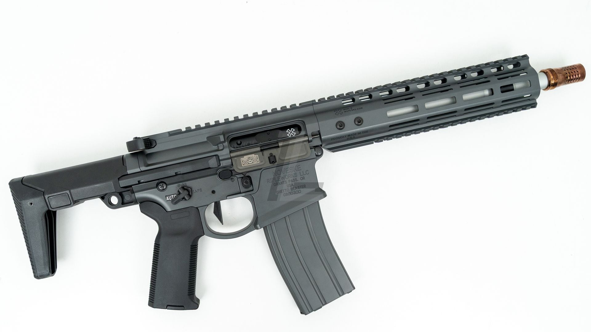 DOUBLE EAGLE - NOVESKE GHETTO BLASTER NHR-9" MWS GBB RIFLE (GREY)