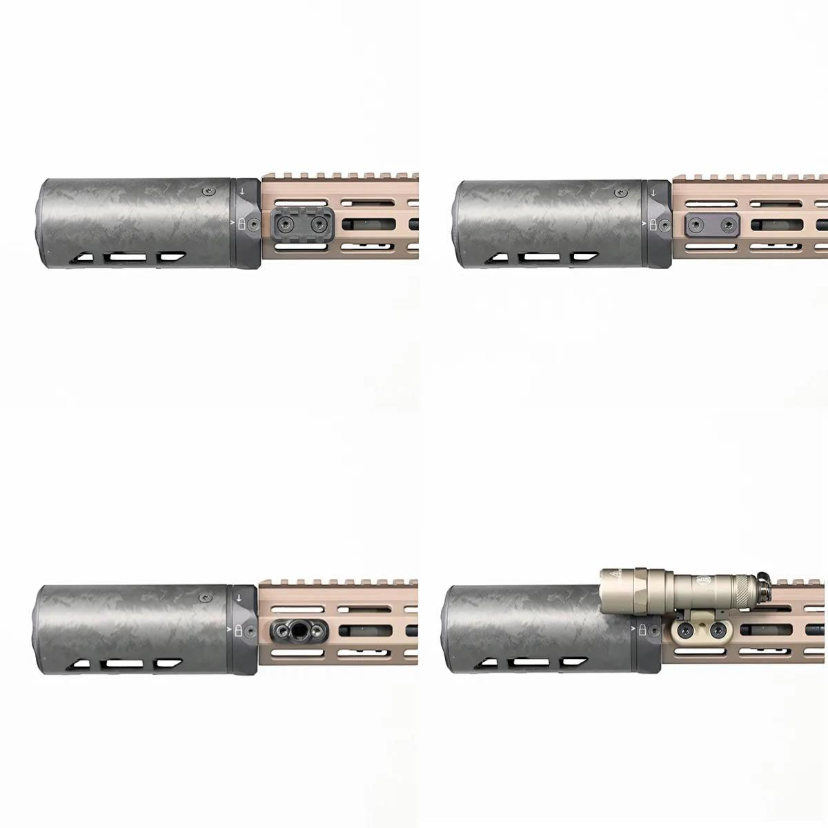 GCTAC - MODTAC U-RAC XL SUPPRESSOR SHIELD 5 INCH (M-LOK)