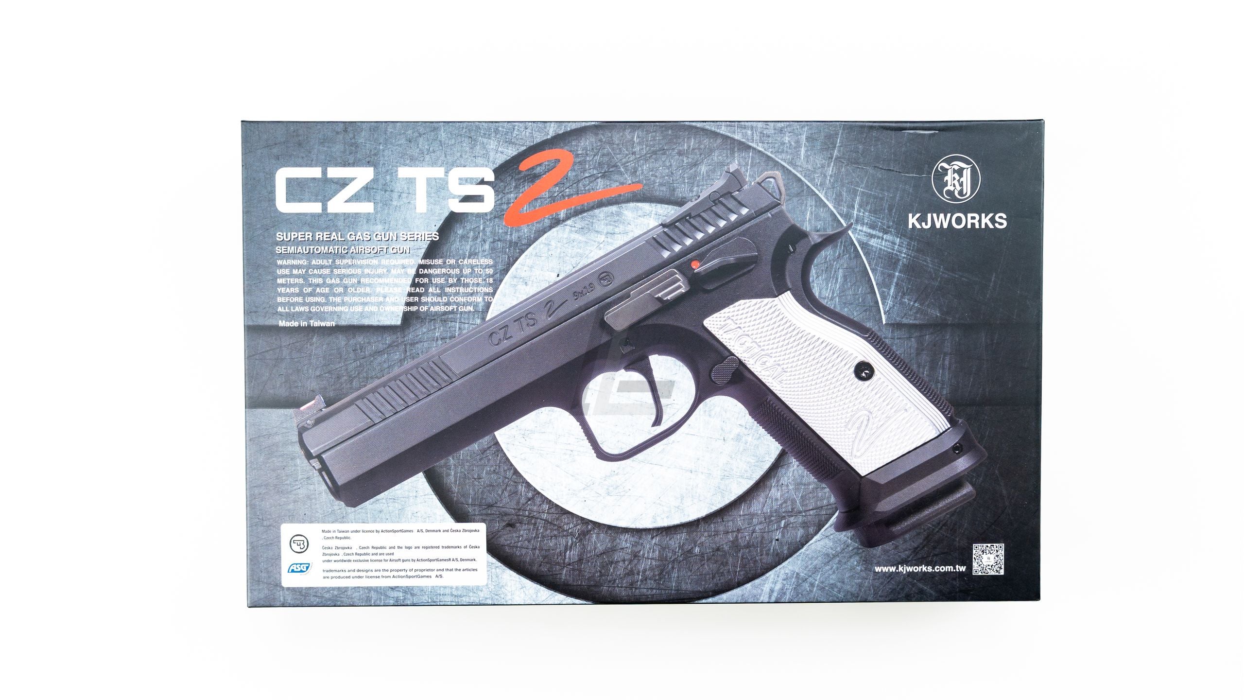 KJ WORKS - CZ TS2 GBB AIRSOFT PISTOL (ASG LICENSED)