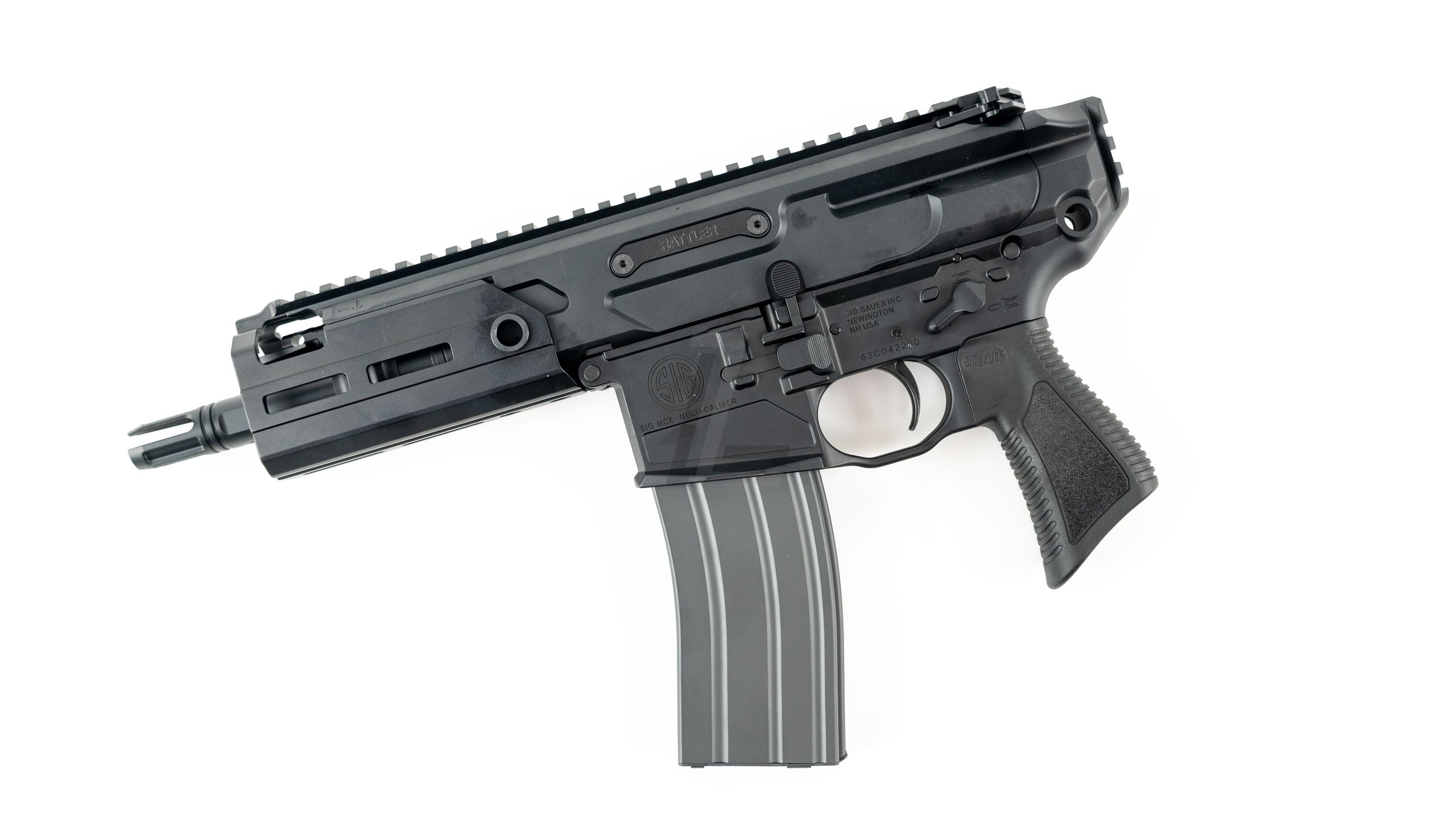 SALVO PRECISION - MWS GBB MCX RATTLER .300BLK 5.5 inch (Black) FULL MARKING V2