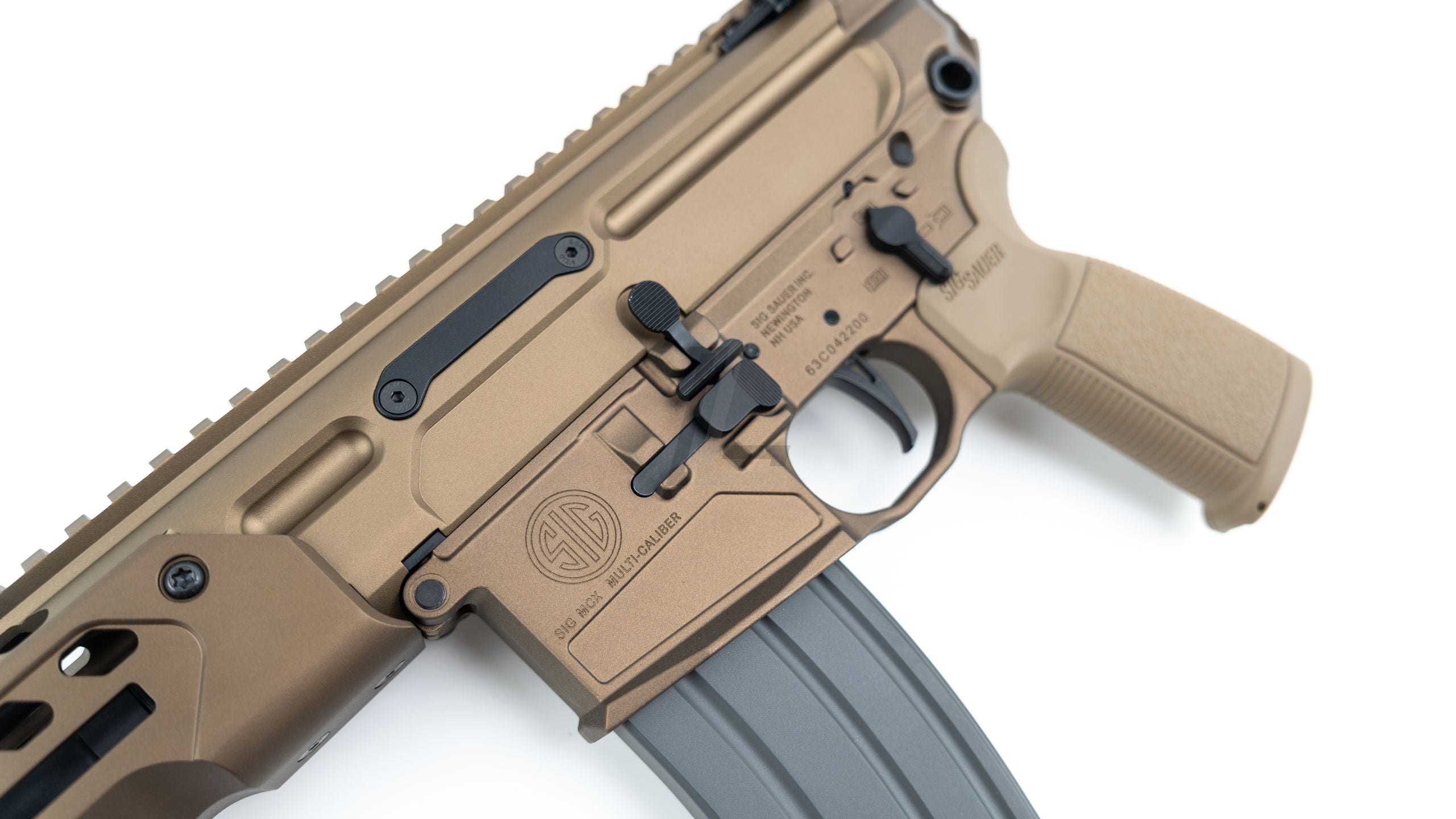 SALVO PRECISION - MWS GBB MCX SPEAR LT 5.56 11.5INCH (DARK EARTH) V2 FULL MARKING