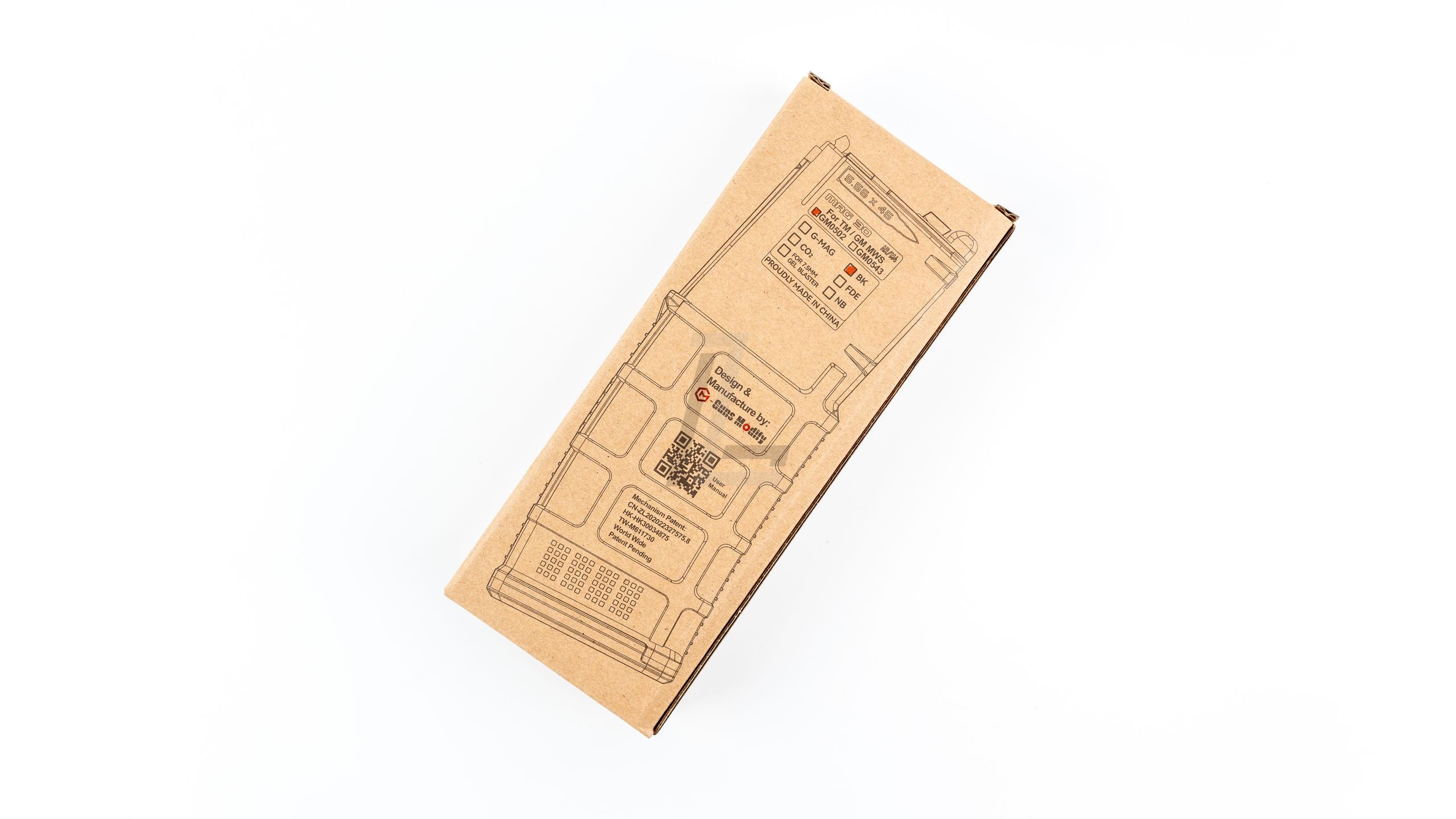 GUNS MODIFY - EVO PMAG TM M4 MWS GREEN GAS MAGAZINE V4 VERSION (35 ROUNDS, BLACK)