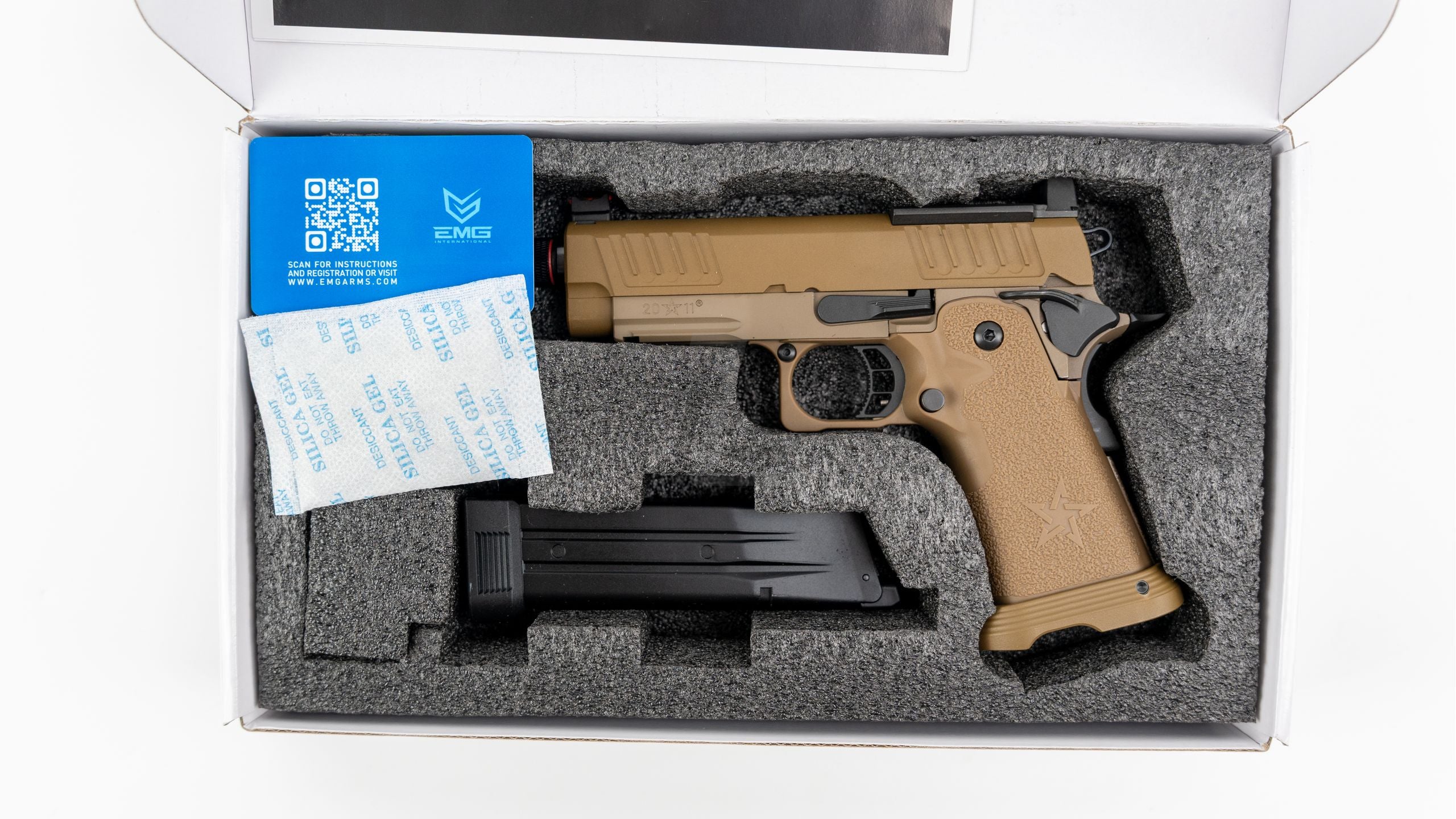 ARMY - STACCATO C2 GBB PISTOL WITH RMR CUT (DE) (STEEL PARTS)