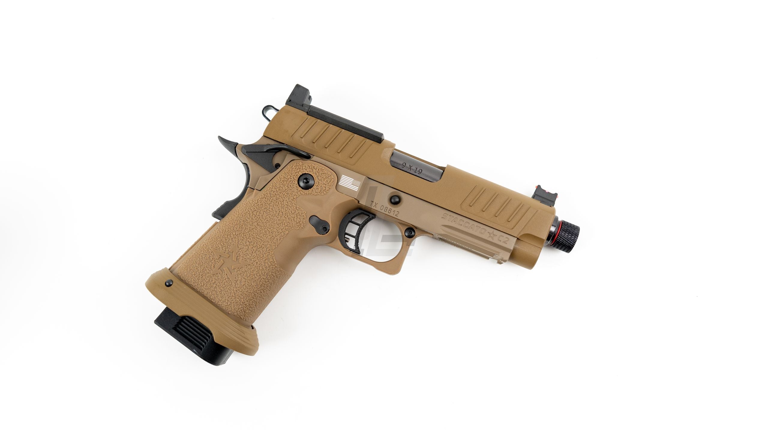 ARMY - STACCATO C2 GBB PISTOL WITH RMR CUT (DE) (STEEL PARTS)