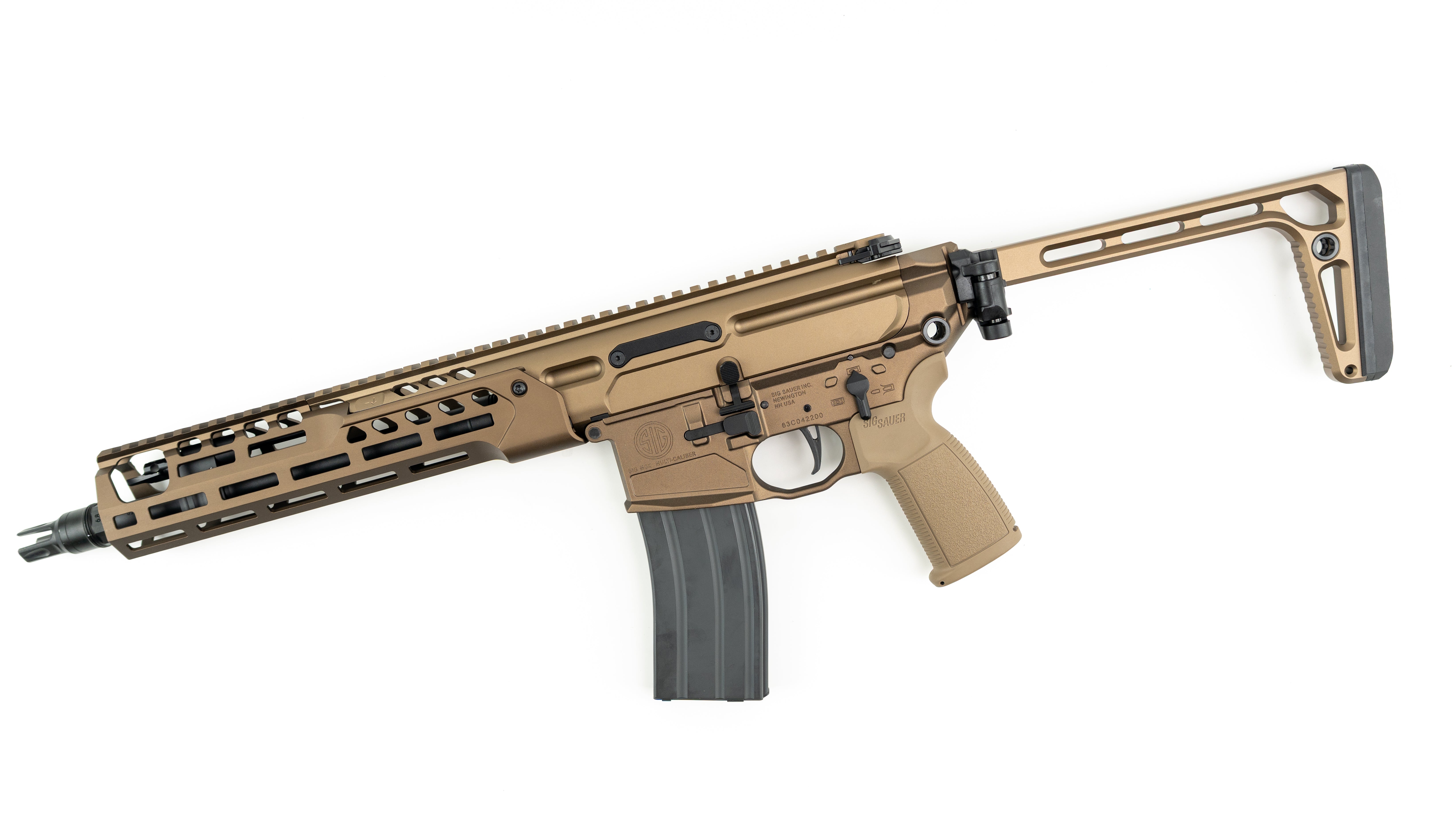 SALVO PRECISION - MWS GBB MCX SPEAR LT 5.56 11.5INCH (DARK EARTH) V2 FULL MARKING