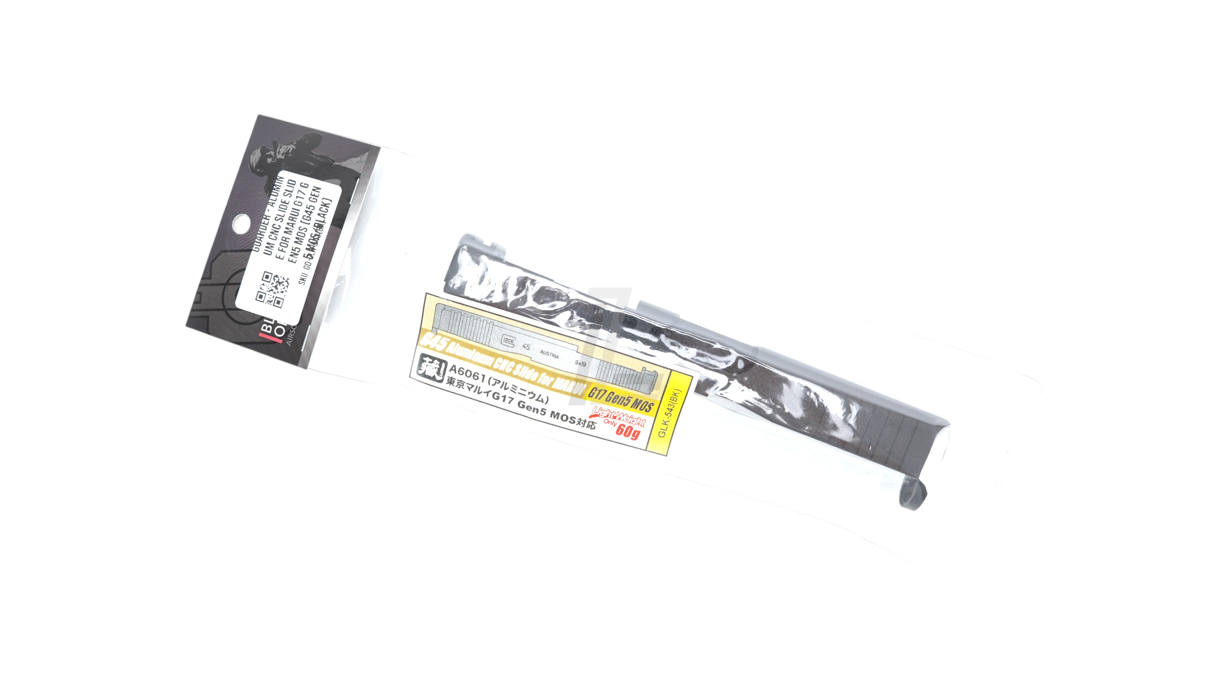 GUARDER - ALUMINUM CNC SLIDE SLIDE FOR MARUI G17 GEN5 MOS (G45 GEN5 MOS/BLACK)"
