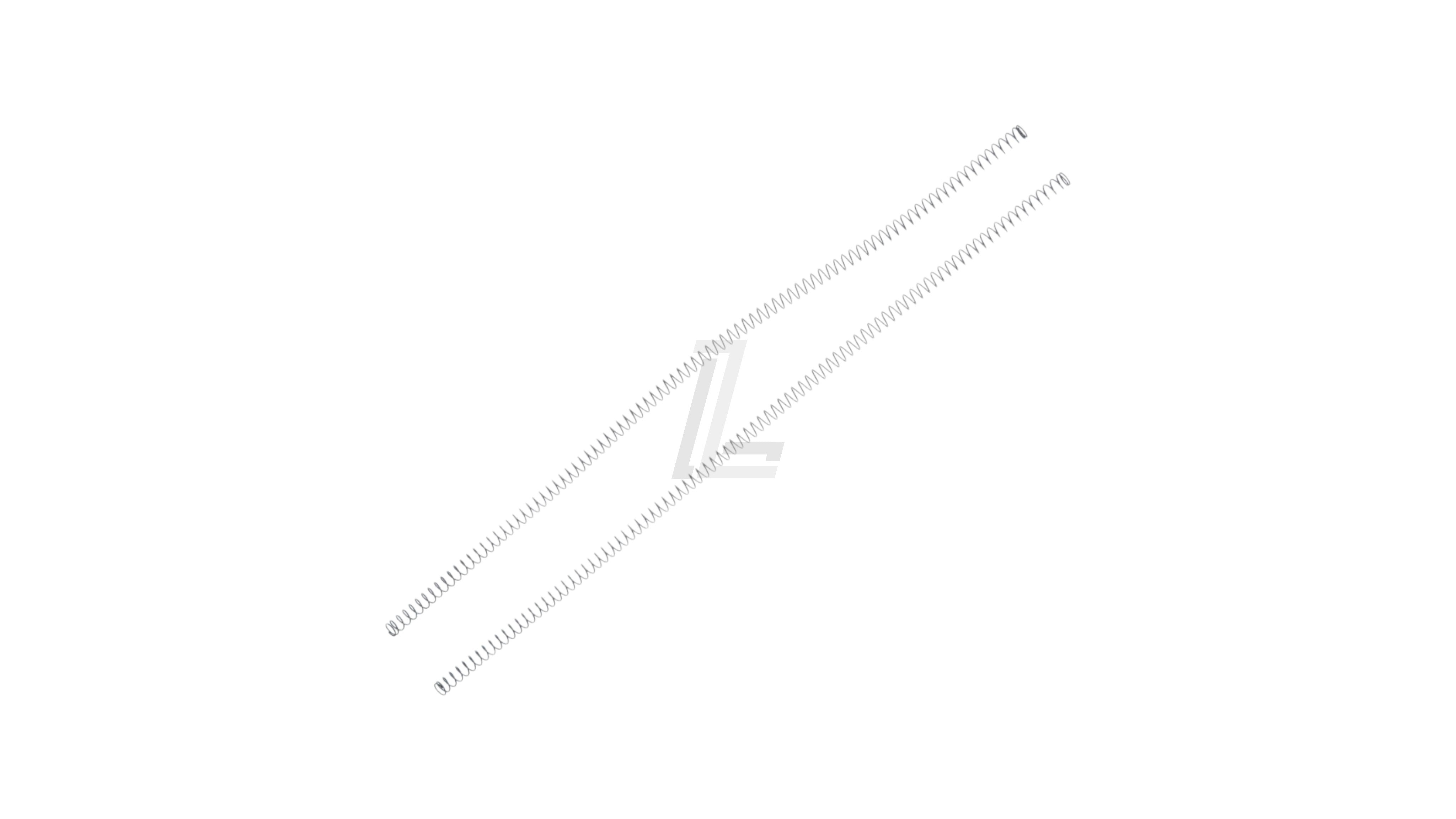 GUNS MODIFY - REPLACEMENT / DIY  RECOIL SPRING  FOR  GM-SCAR-L GBB 100%-180% 400MMX2