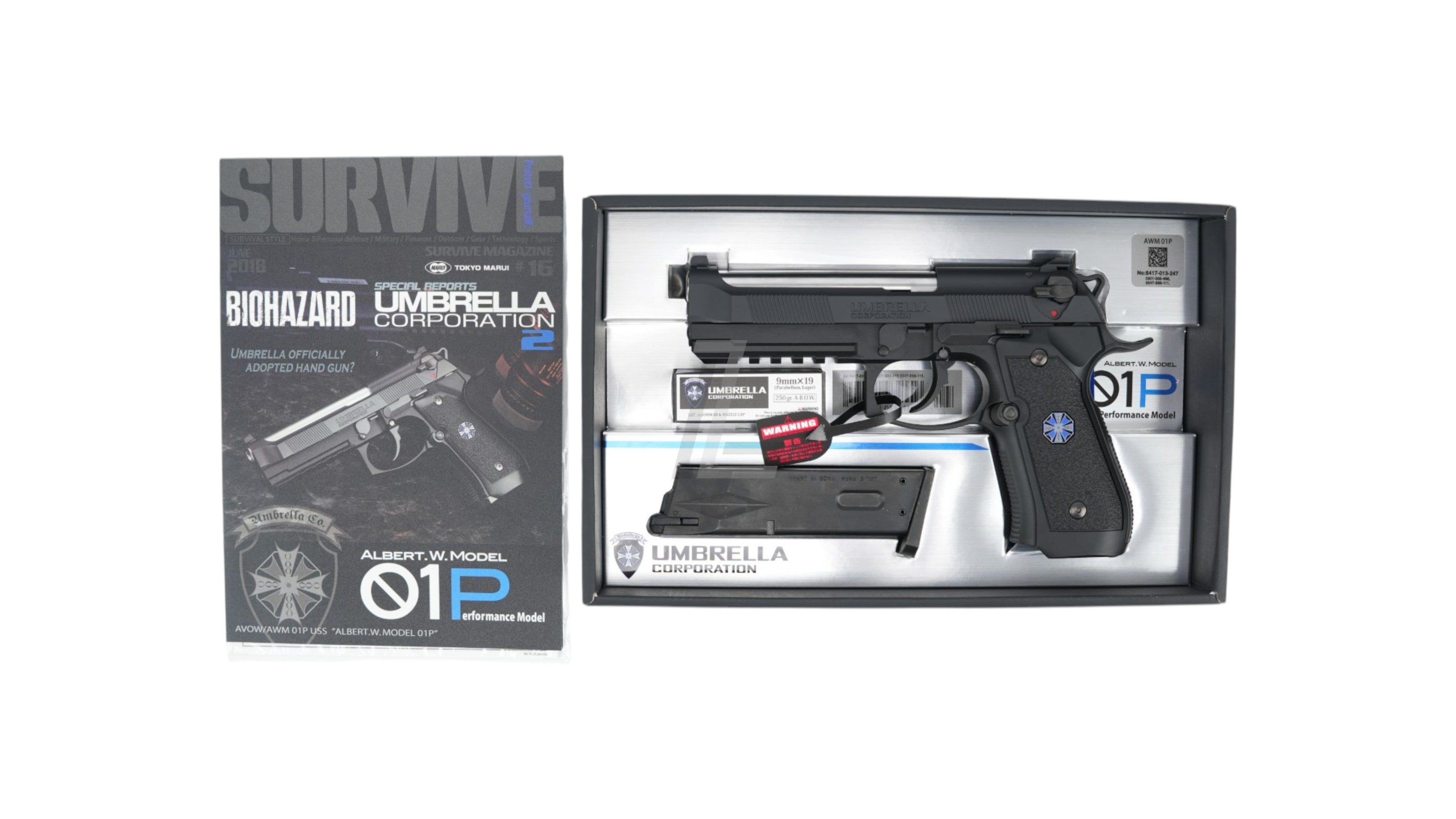 TOKYO MARUI - BIOHAZARD ALBERT.W.MODEL 01P (UMBRELLA CORPORATION