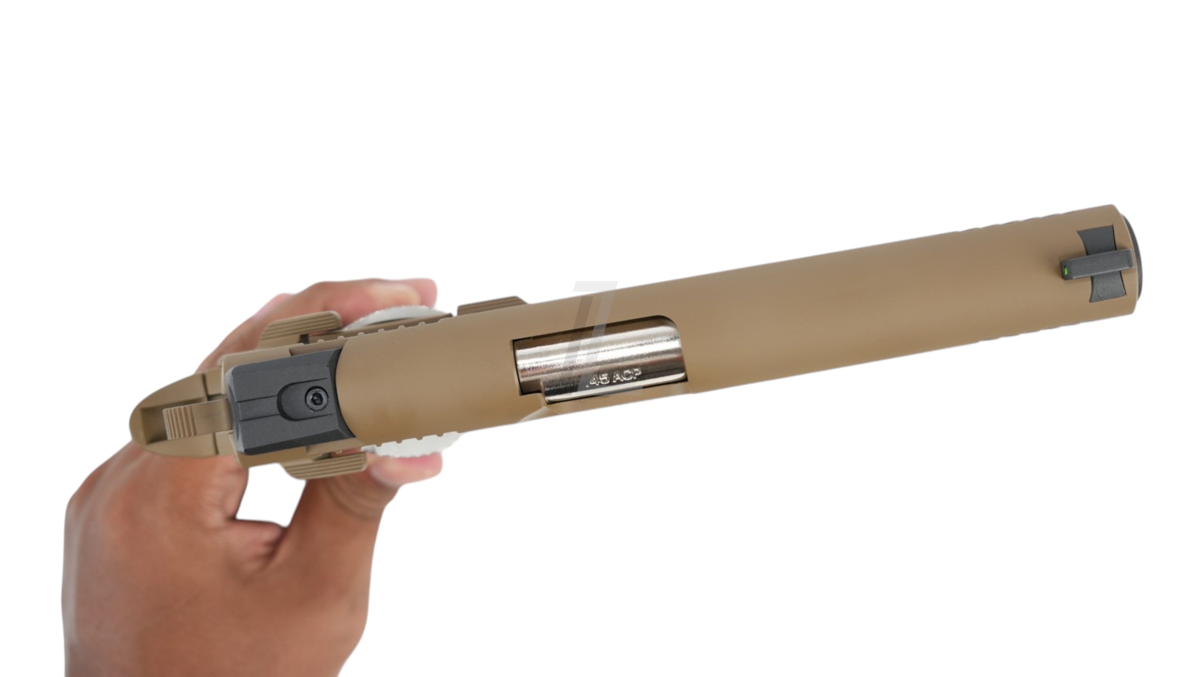 EMG - CYBERGUN COLT LICENSED 1911 M45A1 GBB AIRSOFT PISTOL (T8) - FDE (BY ARMY ARMAMENT)