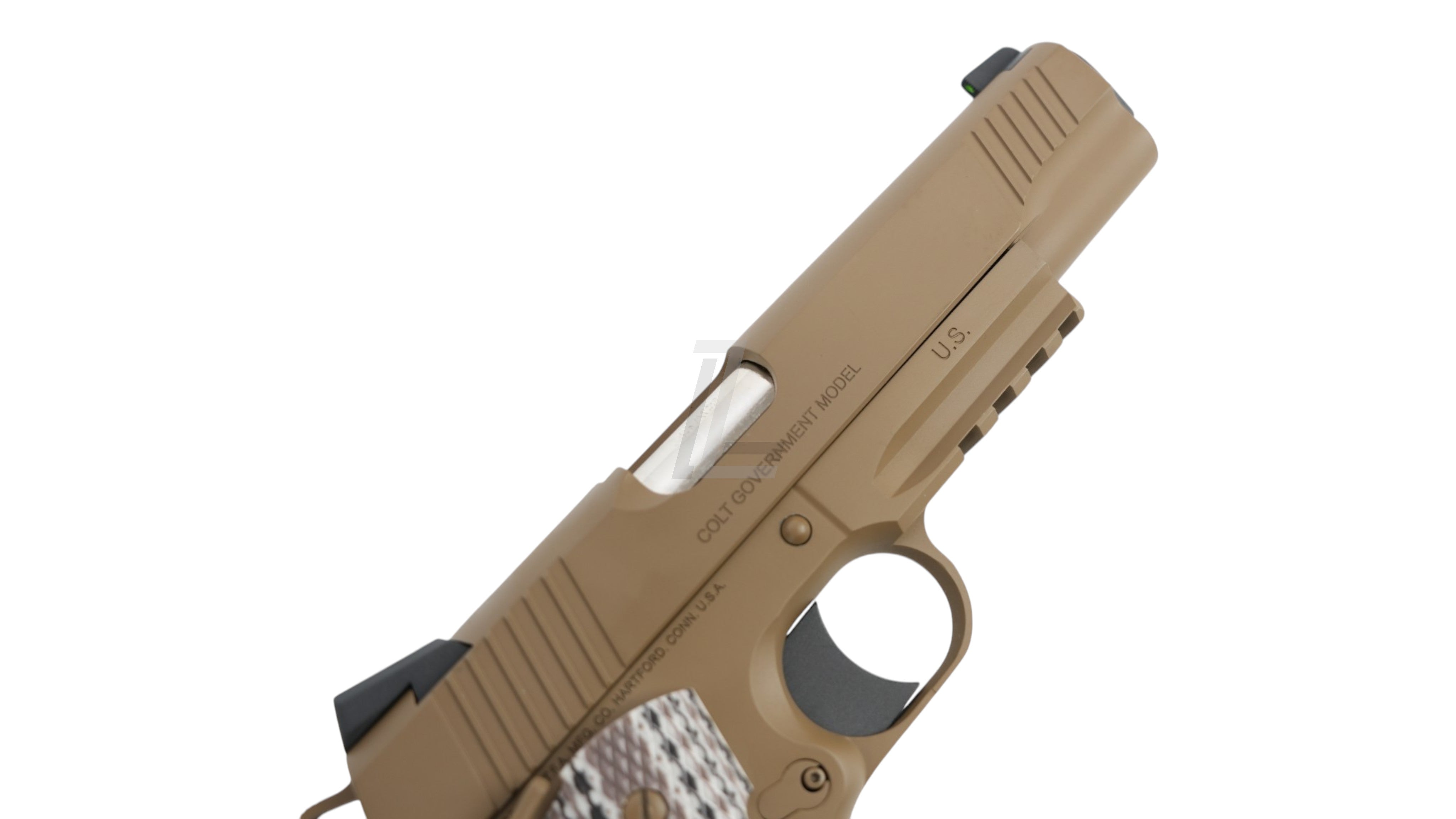 EMG - CYBERGUN COLT LICENSED 1911 M45A1 GBB AIRSOFT PISTOL (T8) - FDE (BY ARMY ARMAMENT)