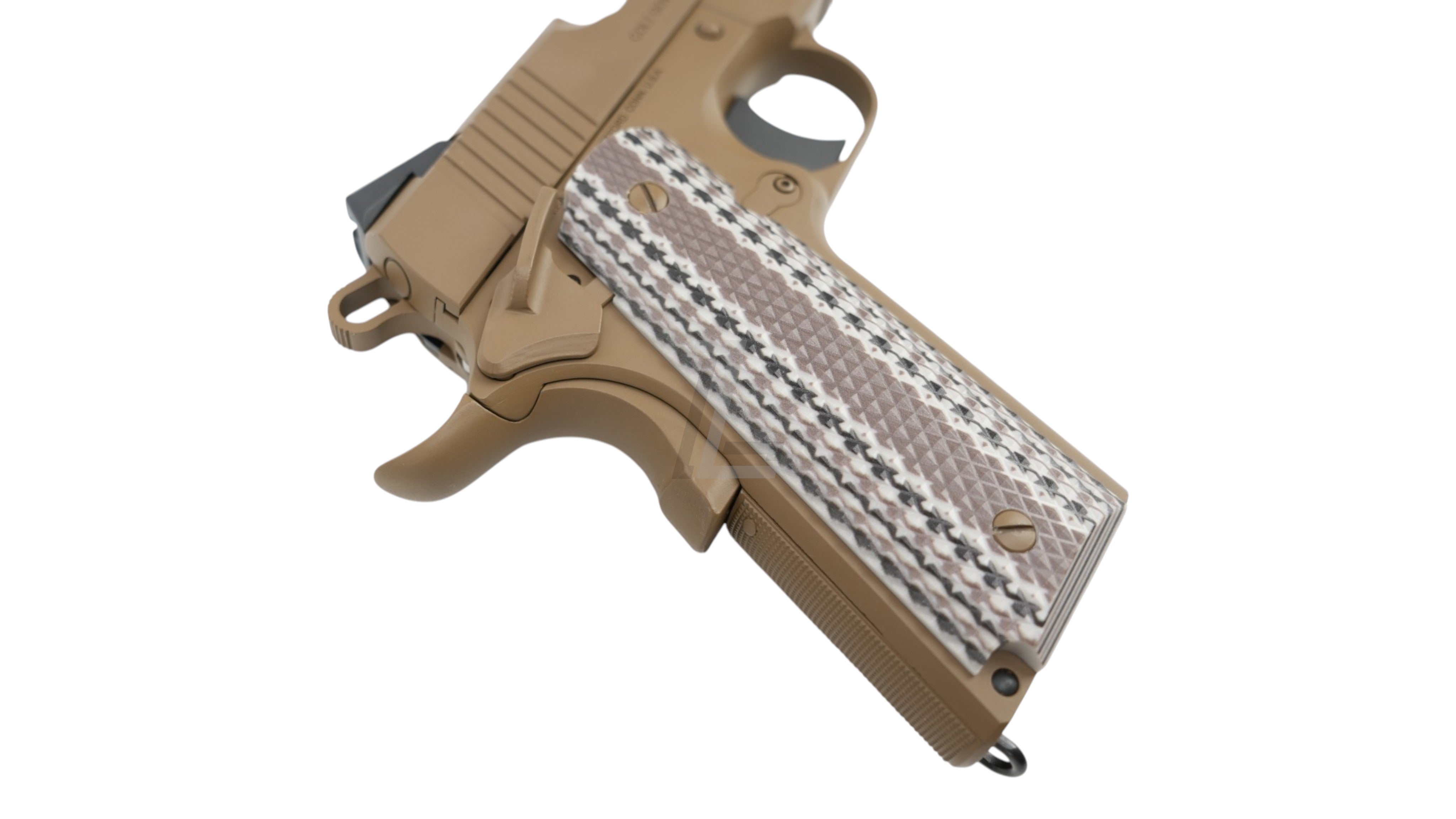 EMG - CYBERGUN COLT LICENSED 1911 M45A1 GBB AIRSOFT PISTOL (T8) - FDE (BY ARMY ARMAMENT)