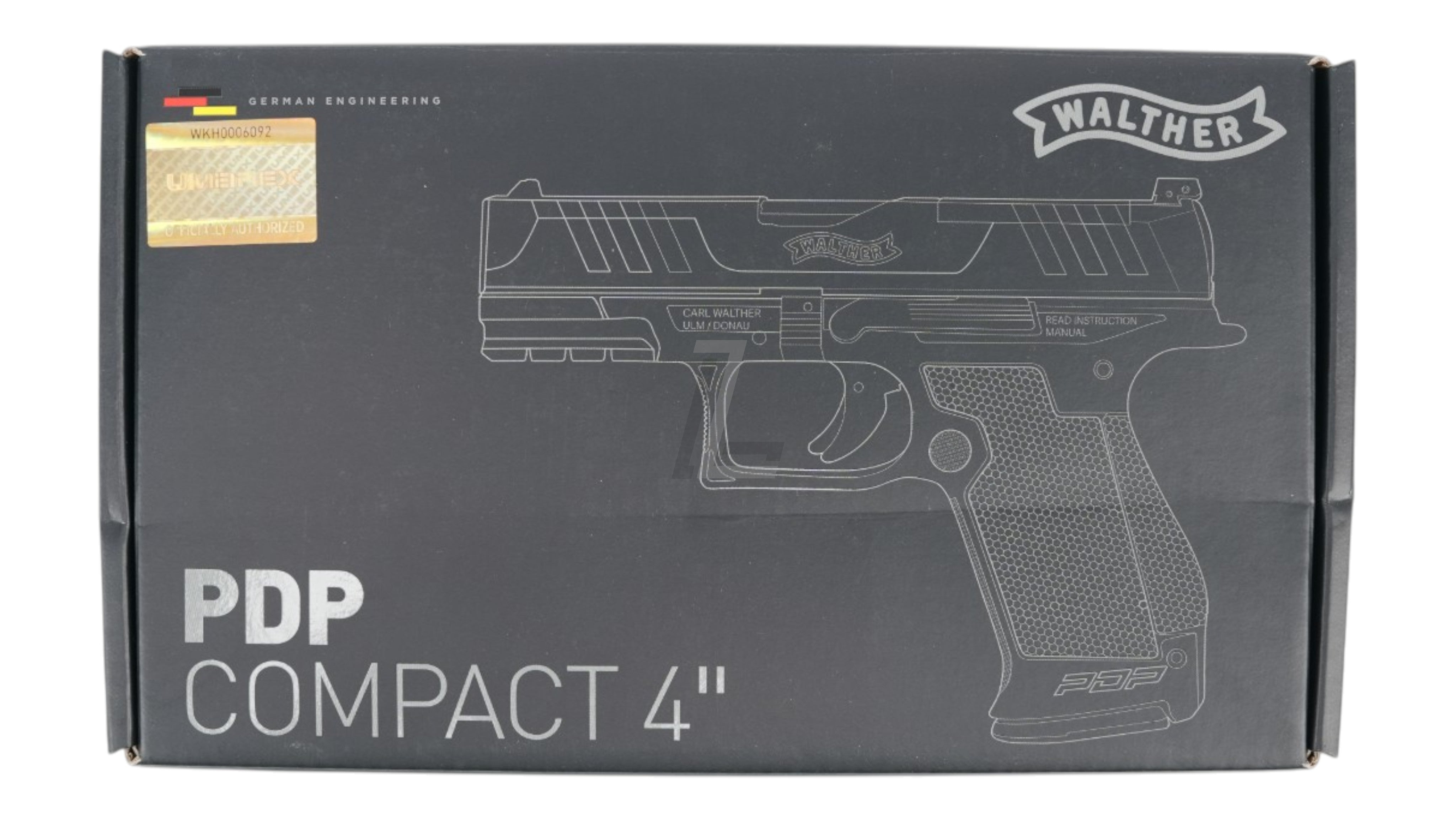 UMAREX - WALTHER PDP COMPACT 4INCH GBB AIRSOFT PISTOL (BY VFC)