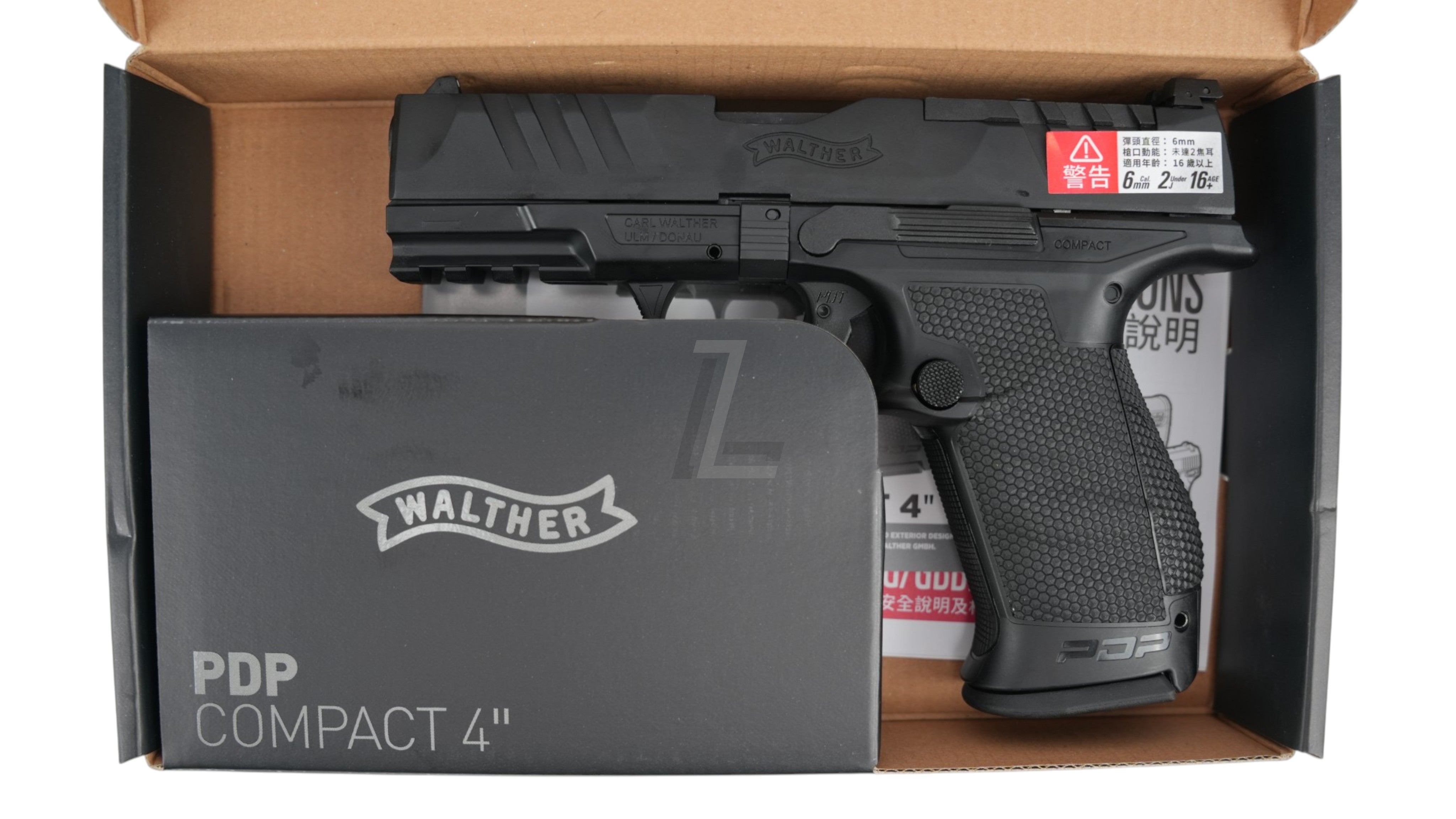 UMAREX - WALTHER PDP COMPACT 4INCH GBB AIRSOFT PISTOL (BY VFC)