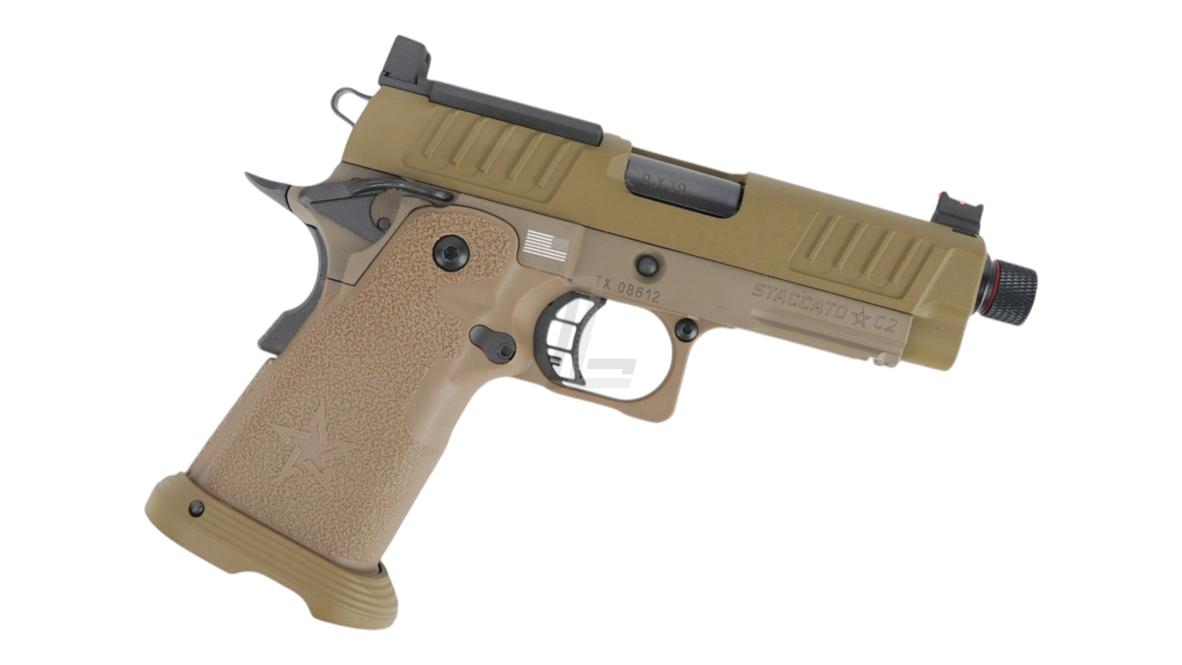 EMG X ARMY PLUS - R612-5 STACCATO C2 GBB AIRSOFT (STEEL PARTS VERSION)