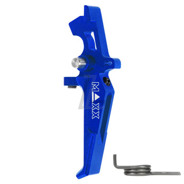 MAXX MODEL - CNC ALUMINUM ADVANCED SPEED TRIGGER (STYLE E) (BLUE)