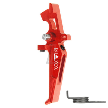 MAXX MODEL - CNC ALUMINUM ADVANCED SPEED TRIGGER (STYLE E) (RED)