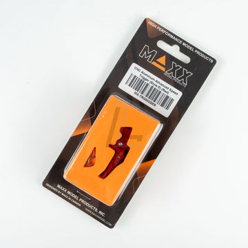 MAXX MODEL - CNC ALUMINUM ADVANCED SPEED TRIGGER (STYLE E) (RED)