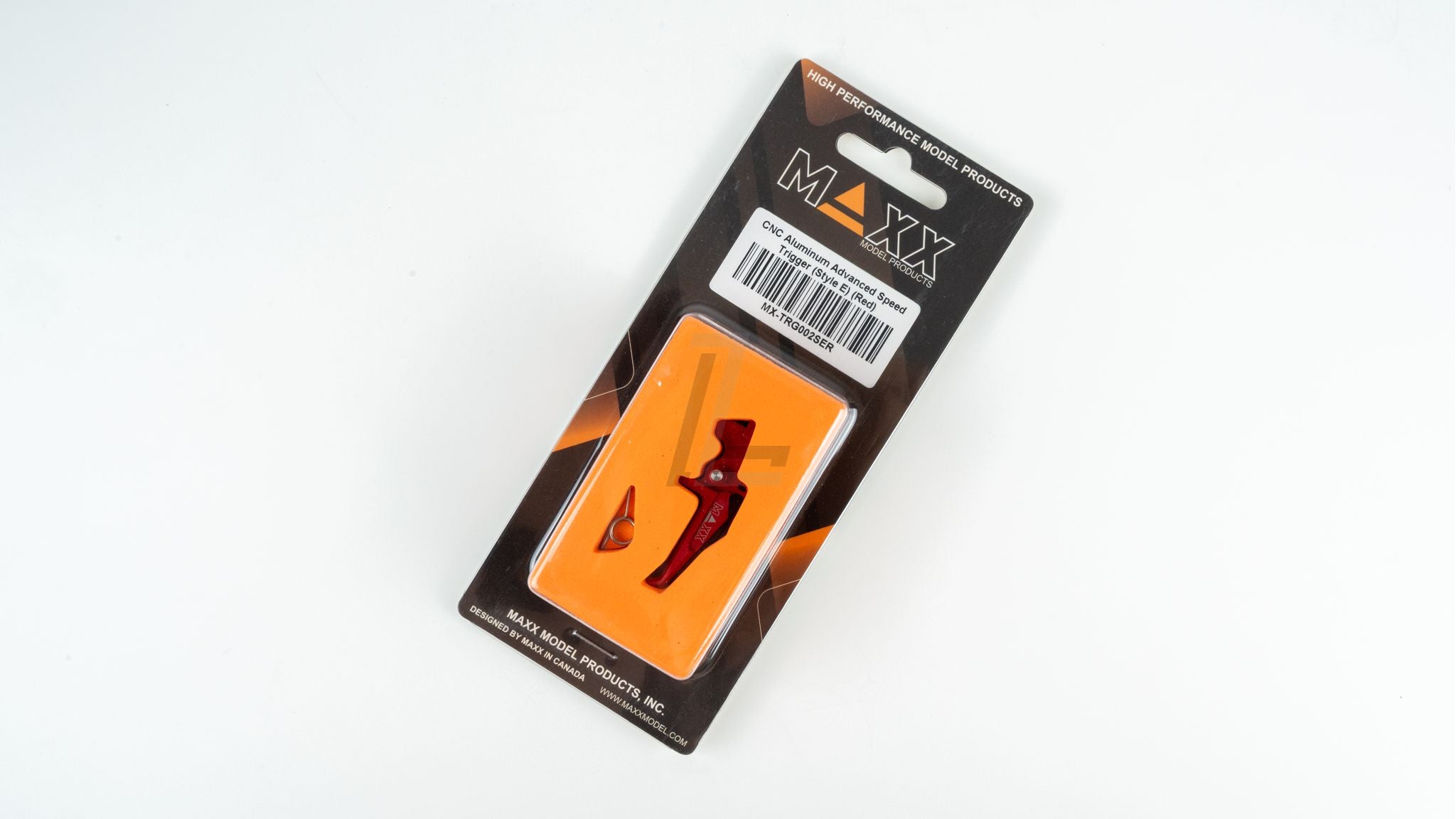 MAXX MODEL - CNC ALUMINUM ADVANCED SPEED TRIGGER (STYLE E) (RED)