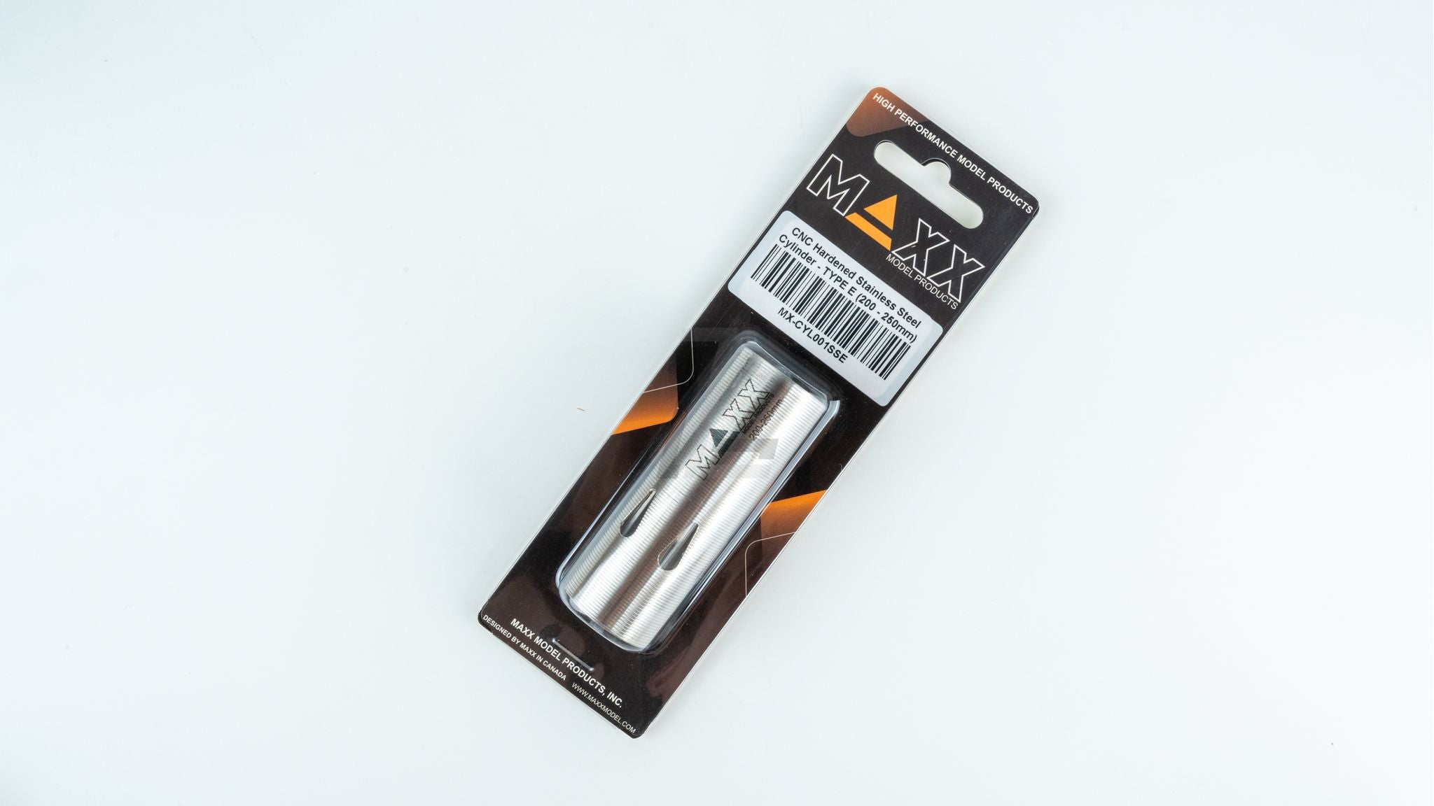 MAXX MODEL - CNC HARDENED STAINLESS STEEL CYLINDER - TYPE E (200 - 250MM)