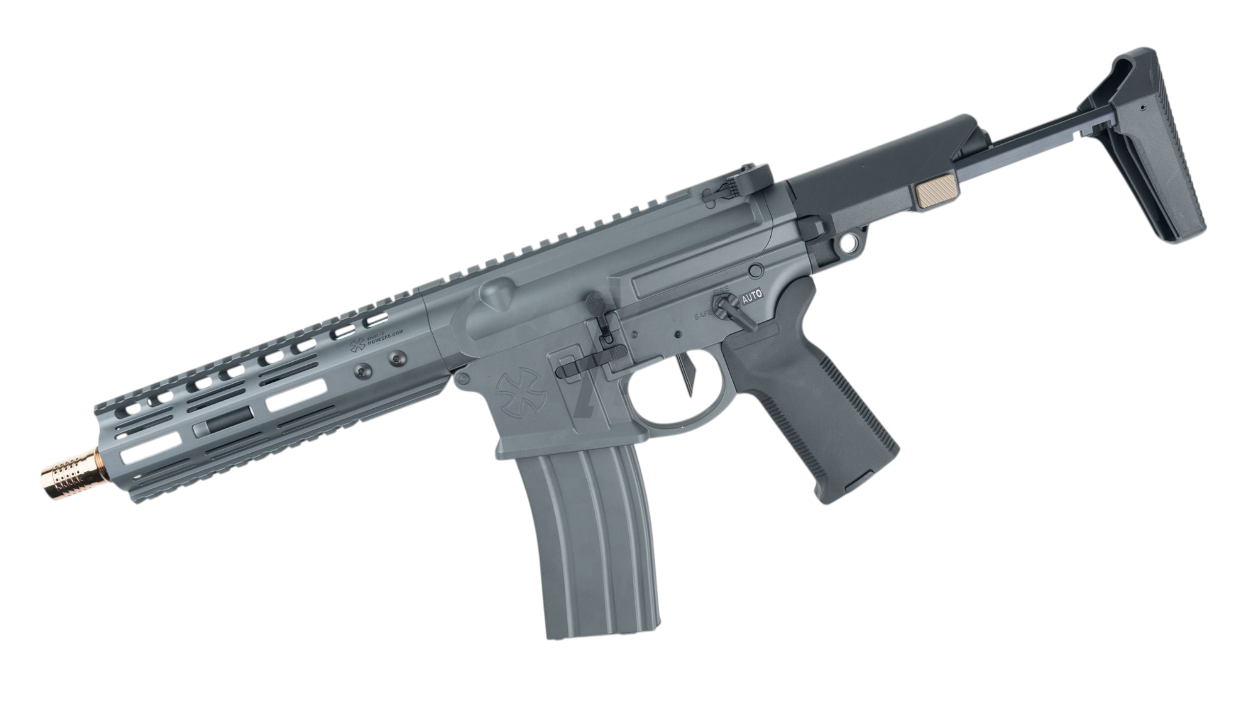 DOUBLE EAGLE - NOVESKE GHETTO BLASTER NHR-7" MWS GBB RIFLE (GREY)