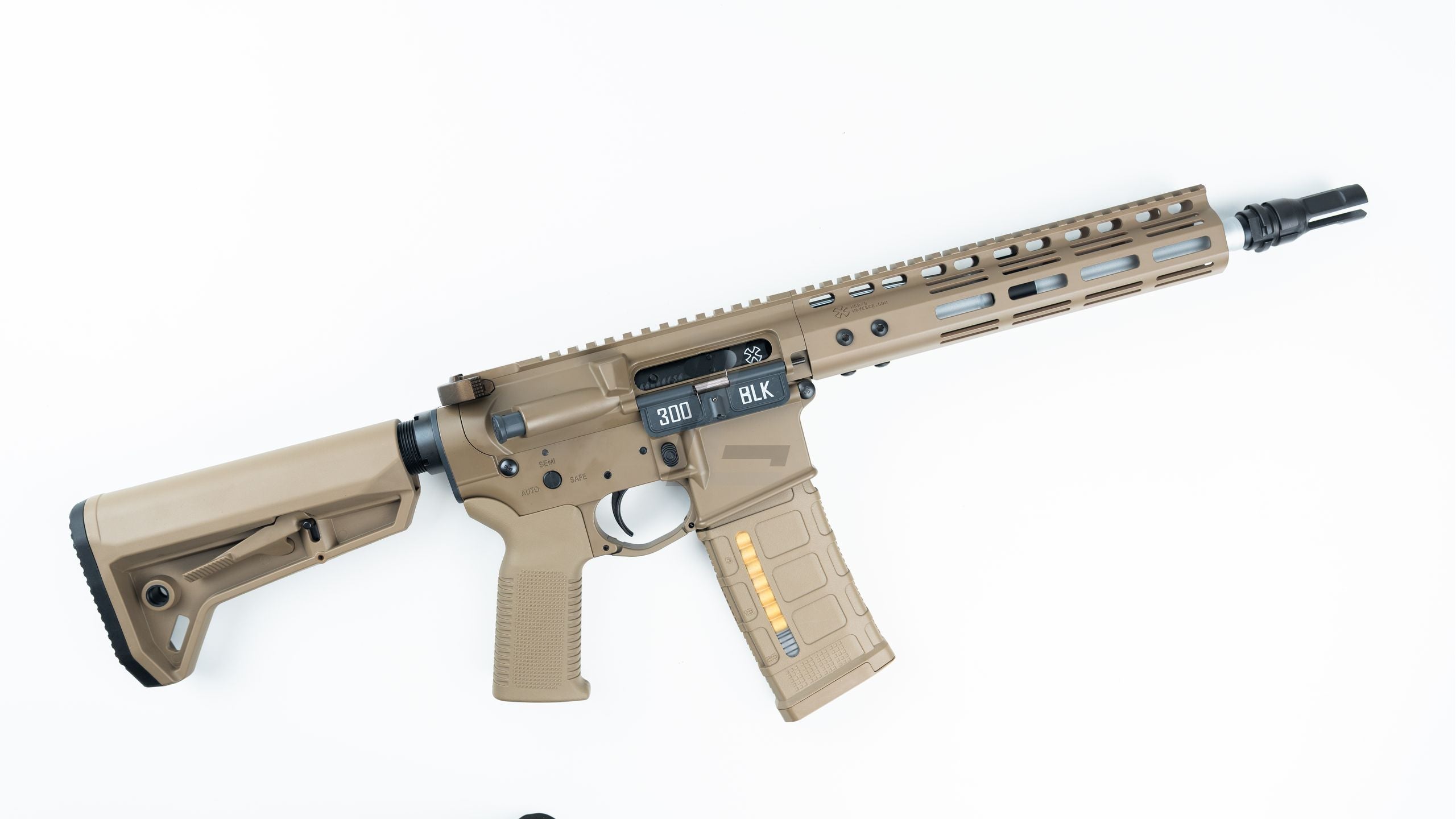 DOUBLE EAGLE - EMG NOVESKE DEVGRU N4 MWS GBB RIFLE PMAG (DARK EARTH)
