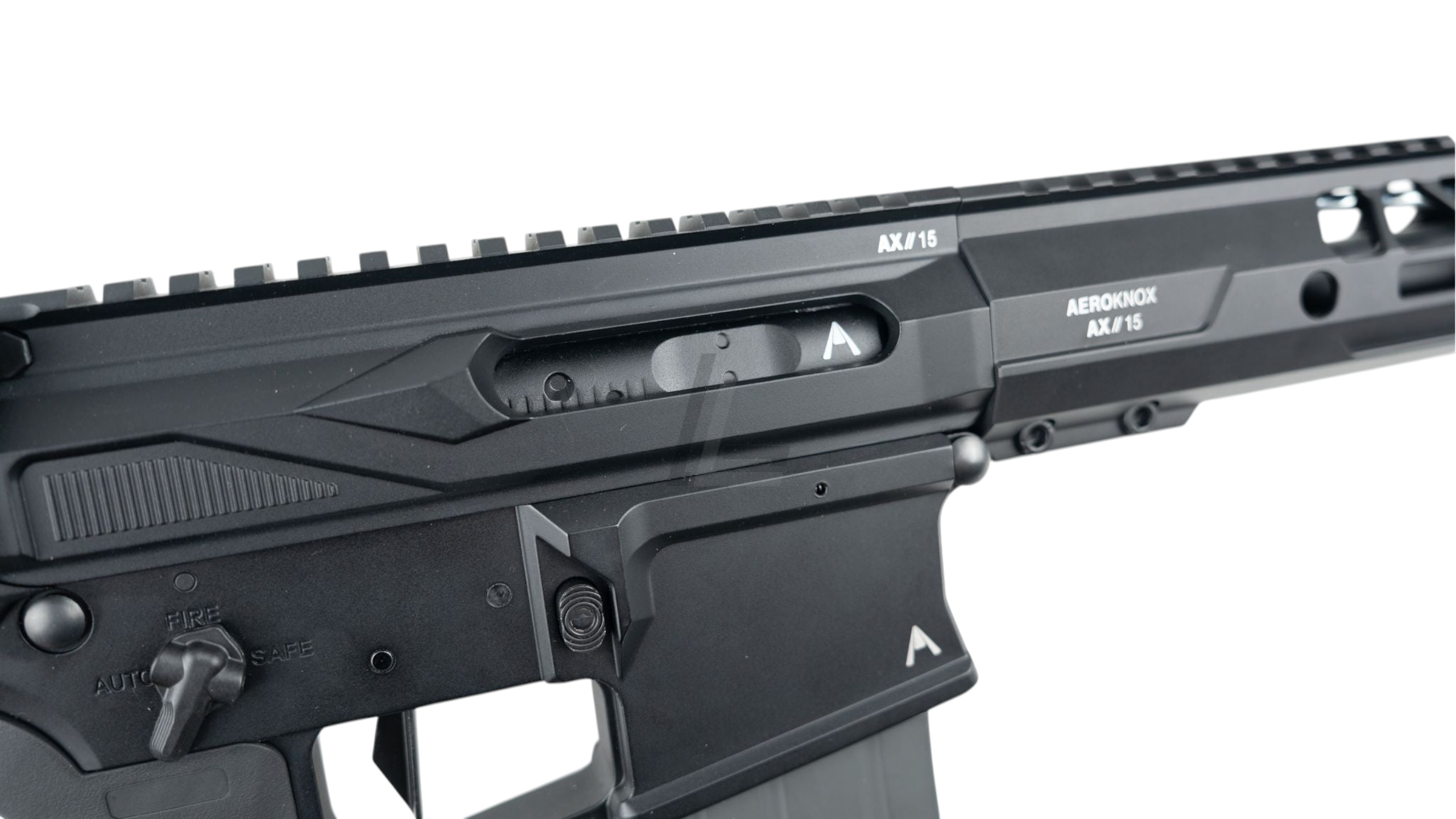 DOUBLE EAGLE - AEROKNOX LICENSED AX15 MWS GBB 10.5 RIFLE (BK)