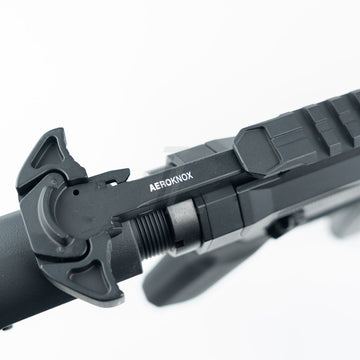 DOUBLE EAGLE - AEROKNOX LICENSED AX15 MWS GBB 10.5 RIFLE (BK)