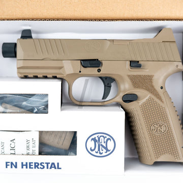 DOUBLE EAGLE - EMG FN HERSTAL LICENSED FN 509 GAS AIRSOFT PISTOL (DARK EARTH)