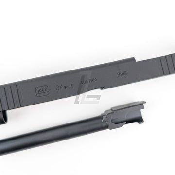 GUARDER - CNC ALUMINUM SLIDE/STEEL BARREL KIT FOR MARUI G17 GEN5 MOS (G34 GEN5 MOS/BLACK)