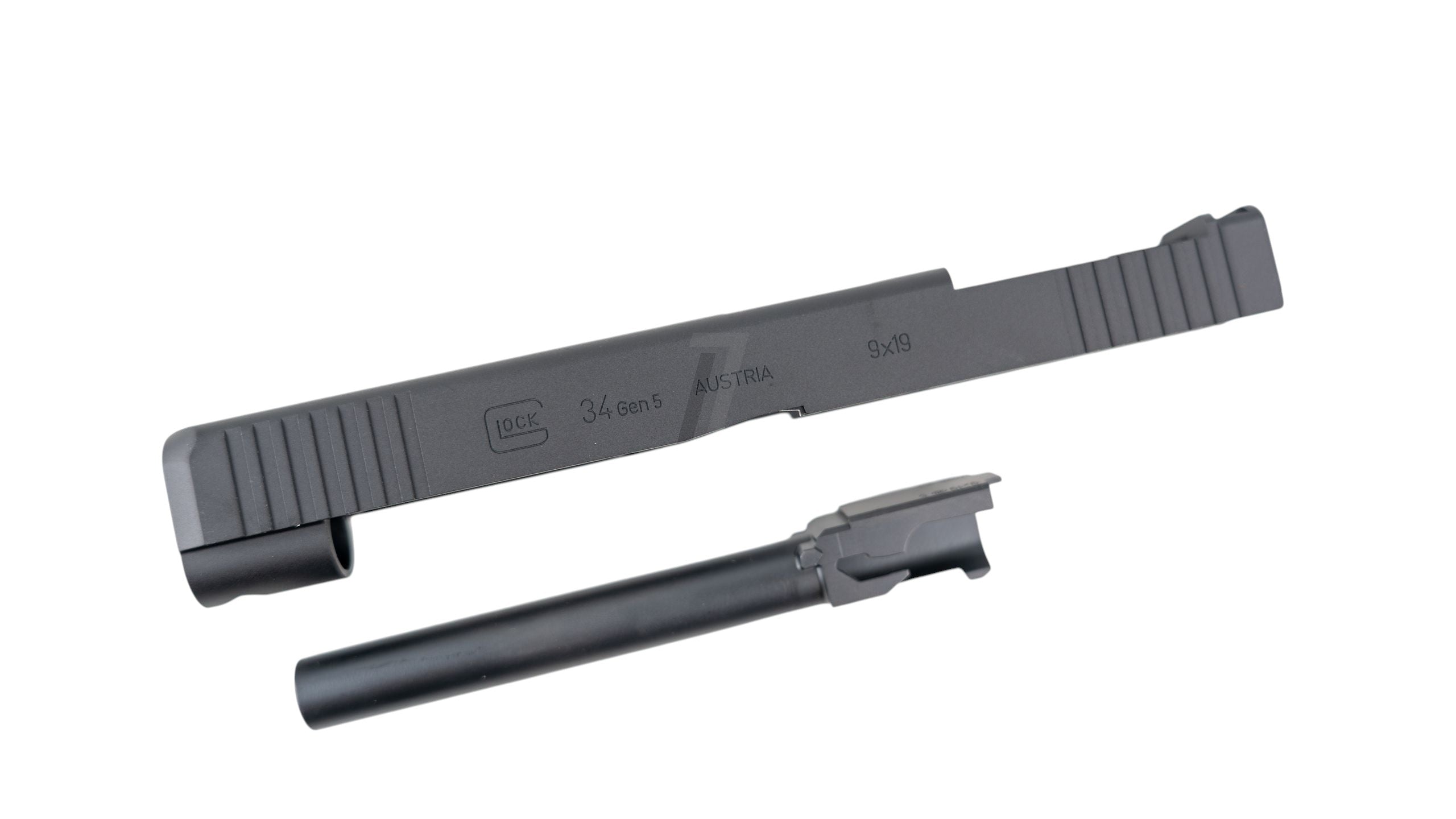 GUARDER - CNC ALUMINUM SLIDE/STEEL BARREL KIT FOR MARUI G17 GEN5 MOS (G34 GEN5 MOS/BLACK)