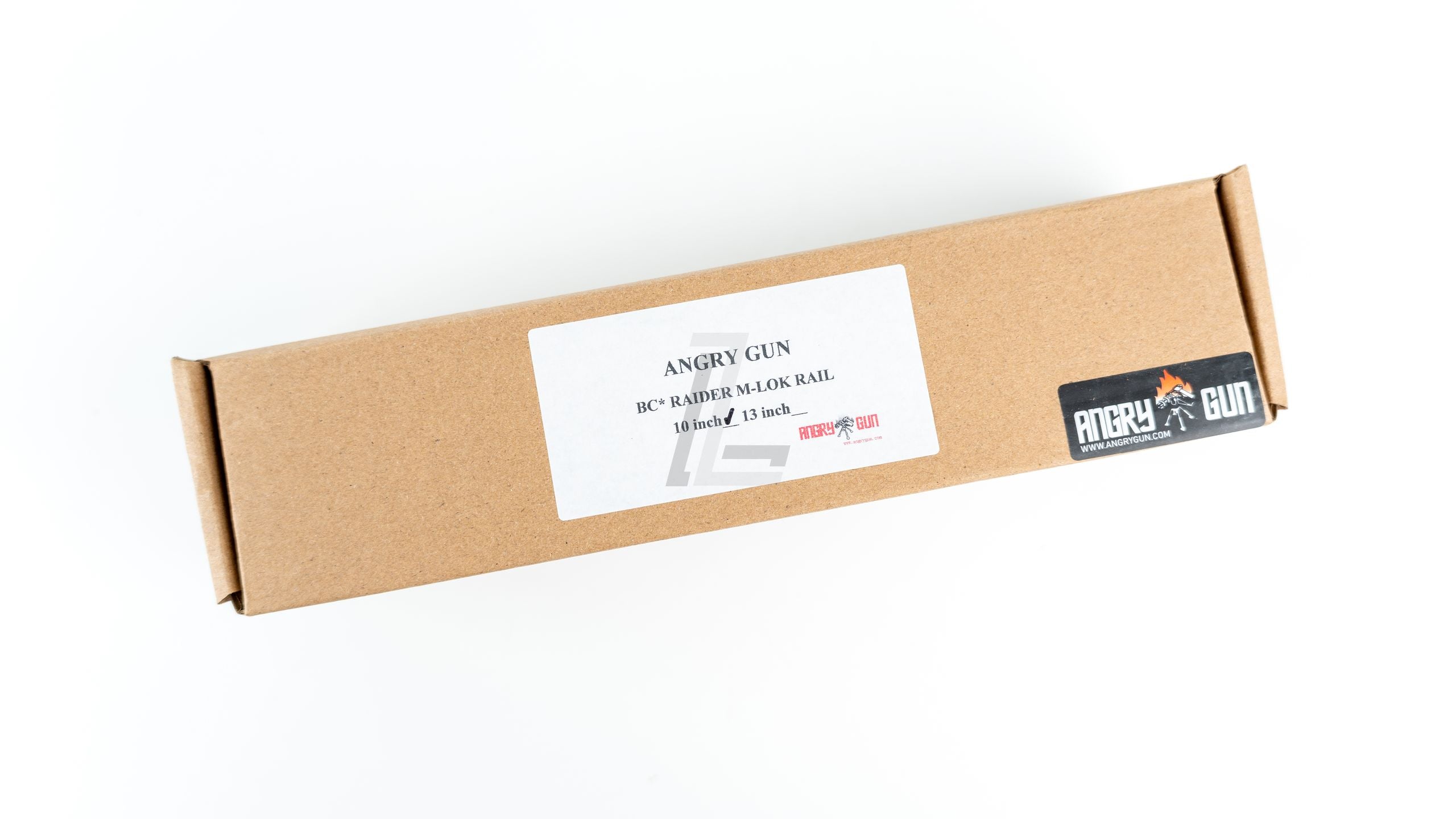 ANGRY GUN - BCM RAIDER M-LOK RAIL FOR GBB / AEG / PTW - (10 INCH, BLACK)