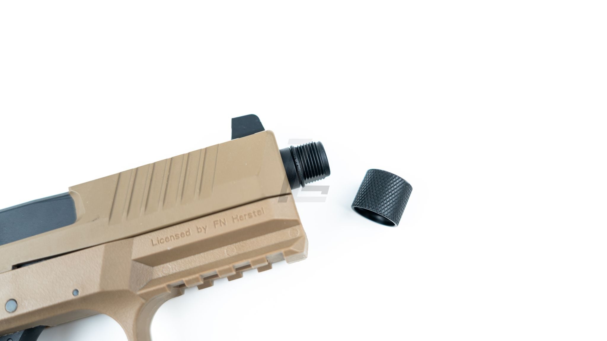 DOUBLE EAGLE - EMG FN HERSTAL LICENSED FN 509 GAS AIRSOFT PISTOL (DARK EARTH)