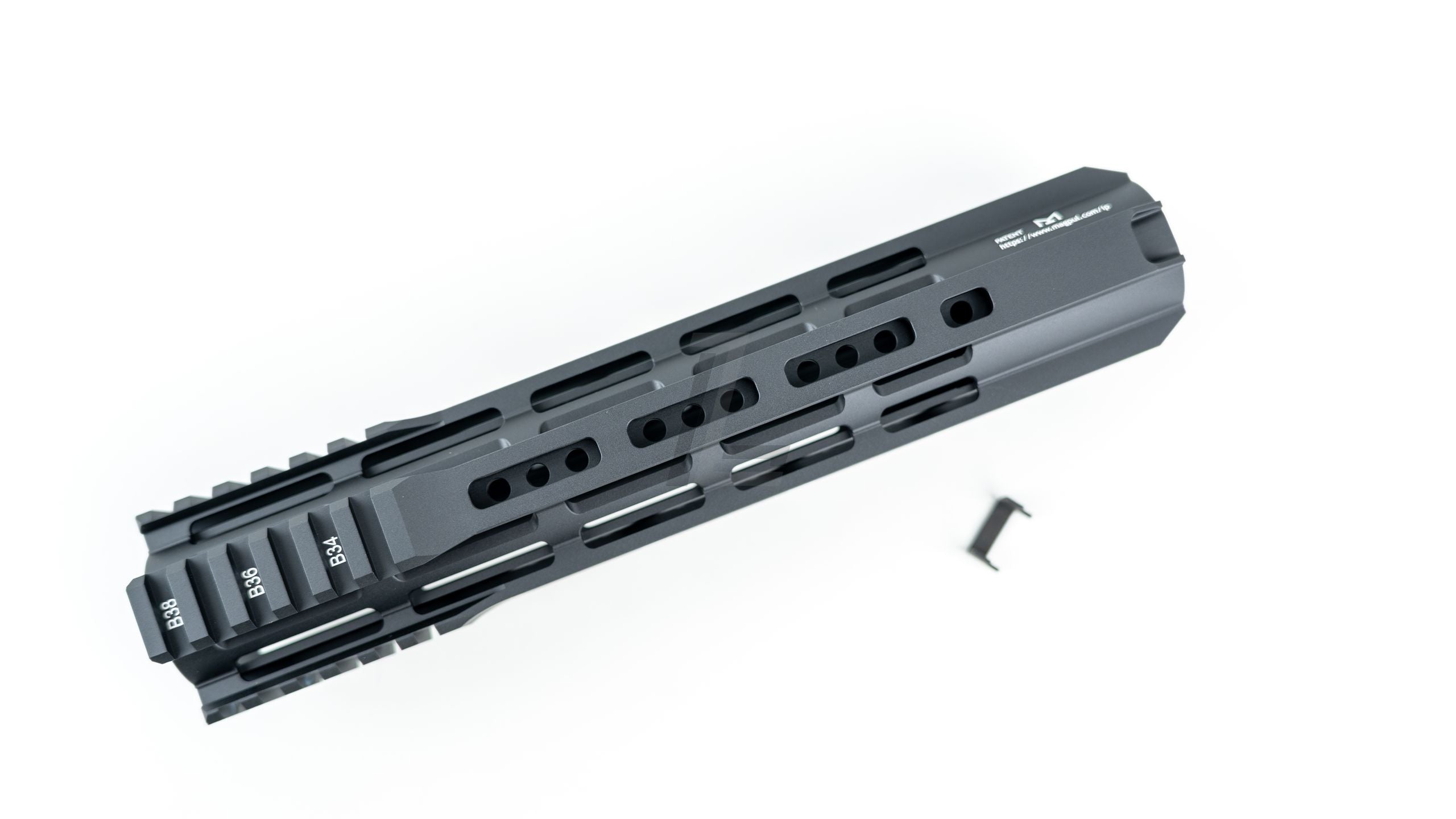 ANGRY GUN - BCM RAIDER M-LOK RAIL FOR GBB / AEG / PTW - (10 INCH, BLACK)