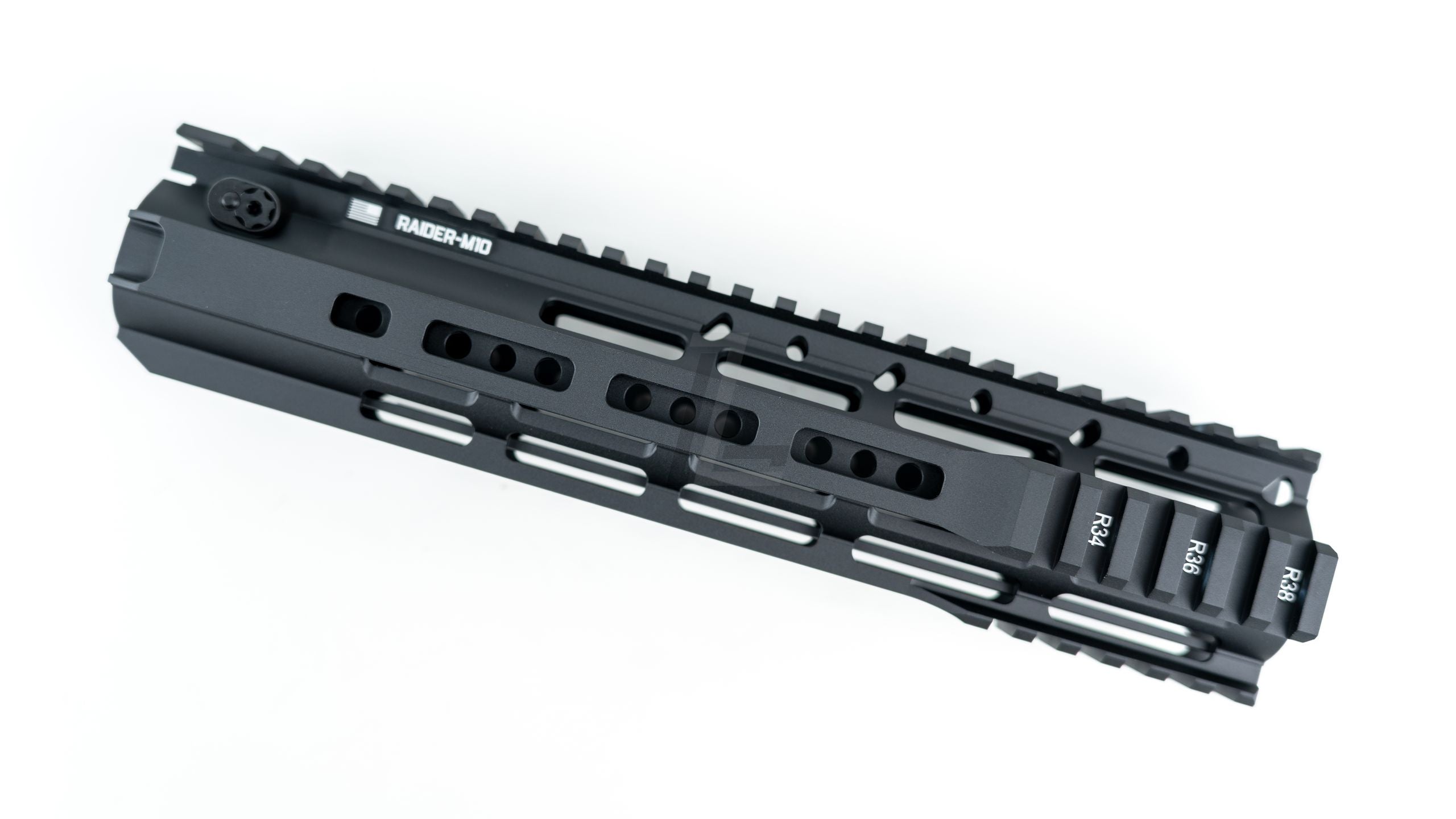 ANGRY GUN - BCM RAIDER M-LOK RAIL FOR GBB / AEG / PTW - (10 INCH, BLACK)