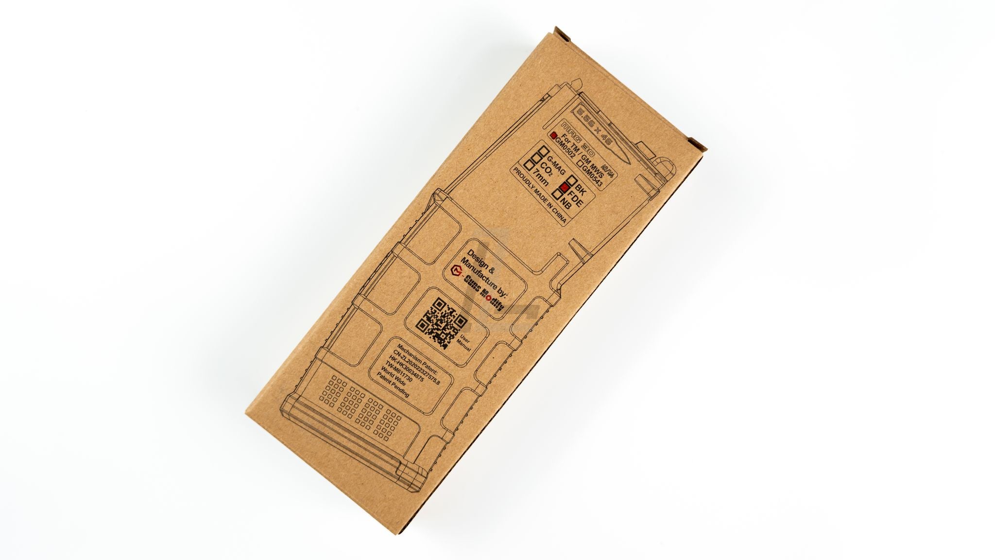 GUNS MODIFY - EVO PMAG TM M4 MWS GREEN GAS MAGAZINE V4 VERSION  (35 ROUNDS, FDE)