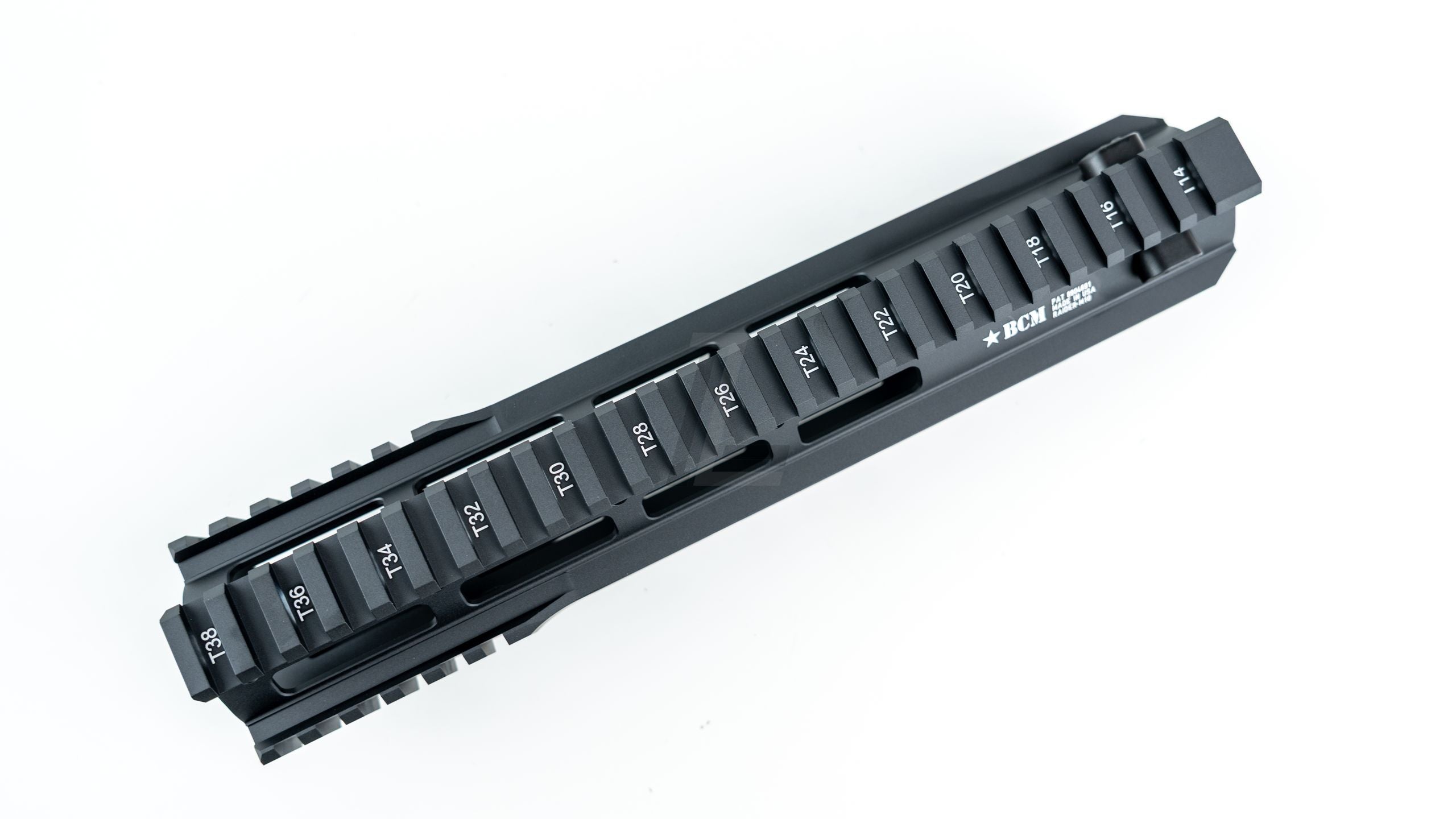 ANGRY GUN - BCM RAIDER M-LOK RAIL FOR GBB / AEG / PTW - (10 INCH, BLACK)