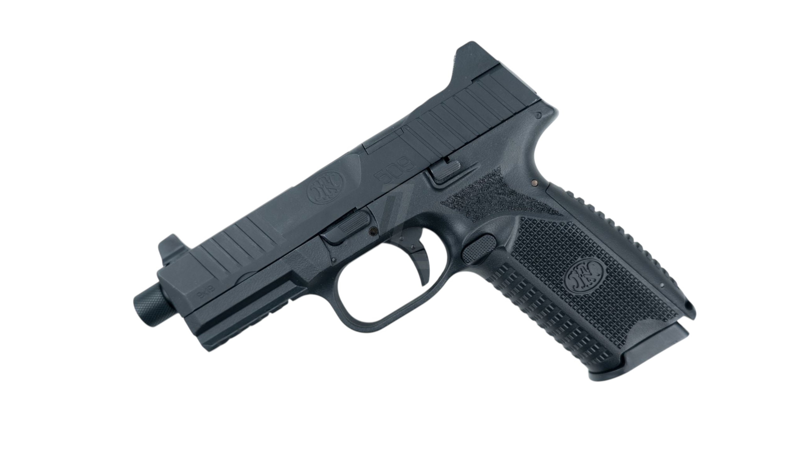 DOUBLE EAGLE - EMG FN HERSTAL LICENSED FN 509 GAS AIRSOFT PISTOL (BLACK)