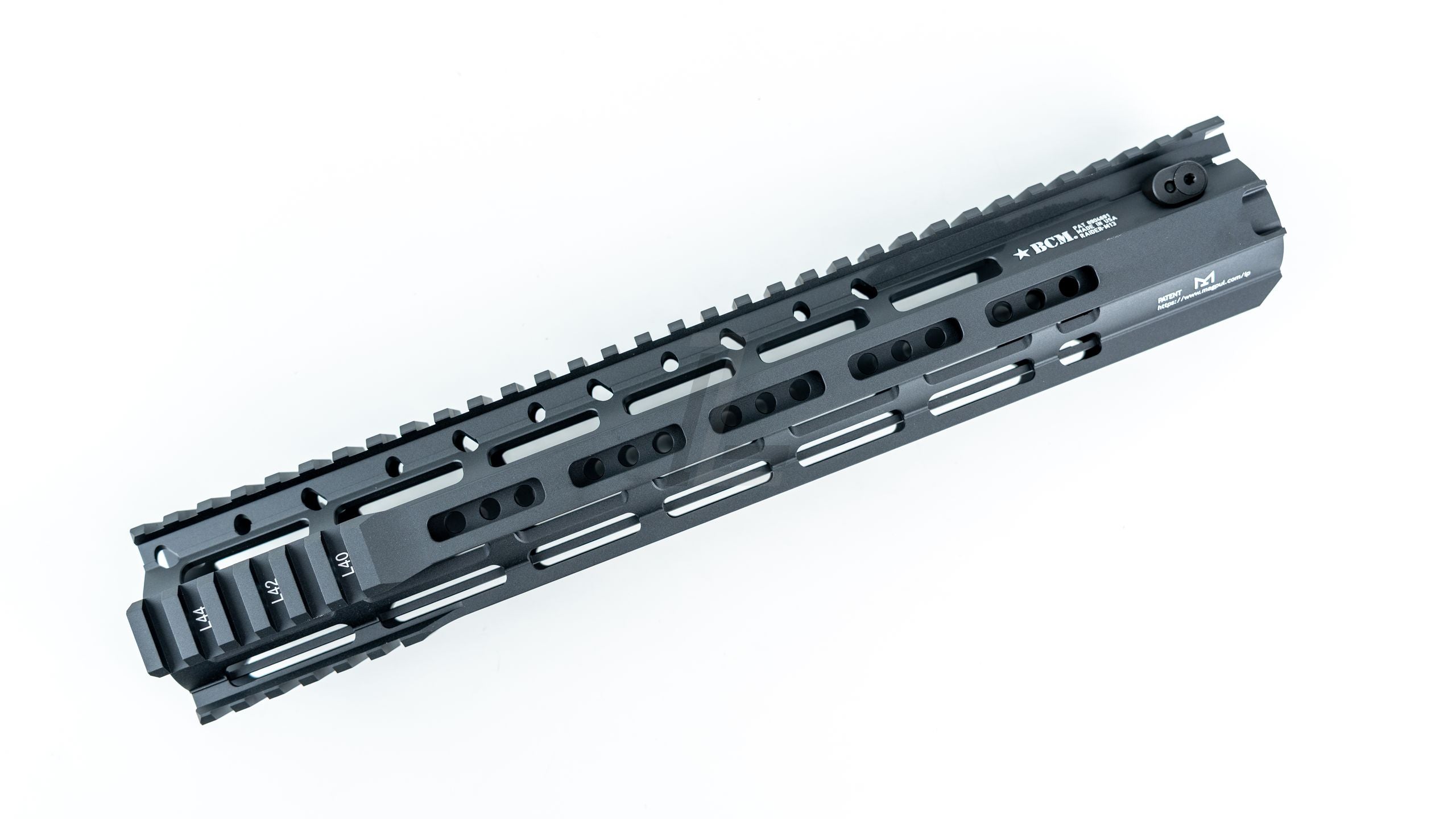 ANGRY GUN - BCM RAIDER M-LOK RAIL FOR GBB / AEG / PTW - (13 INCH, BLACK)