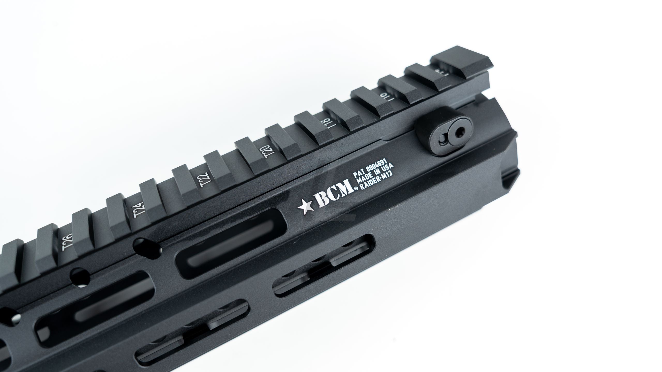 ANGRY GUN - BCM RAIDER M-LOK RAIL FOR GBB / AEG / PTW - (13 INCH, BLACK)