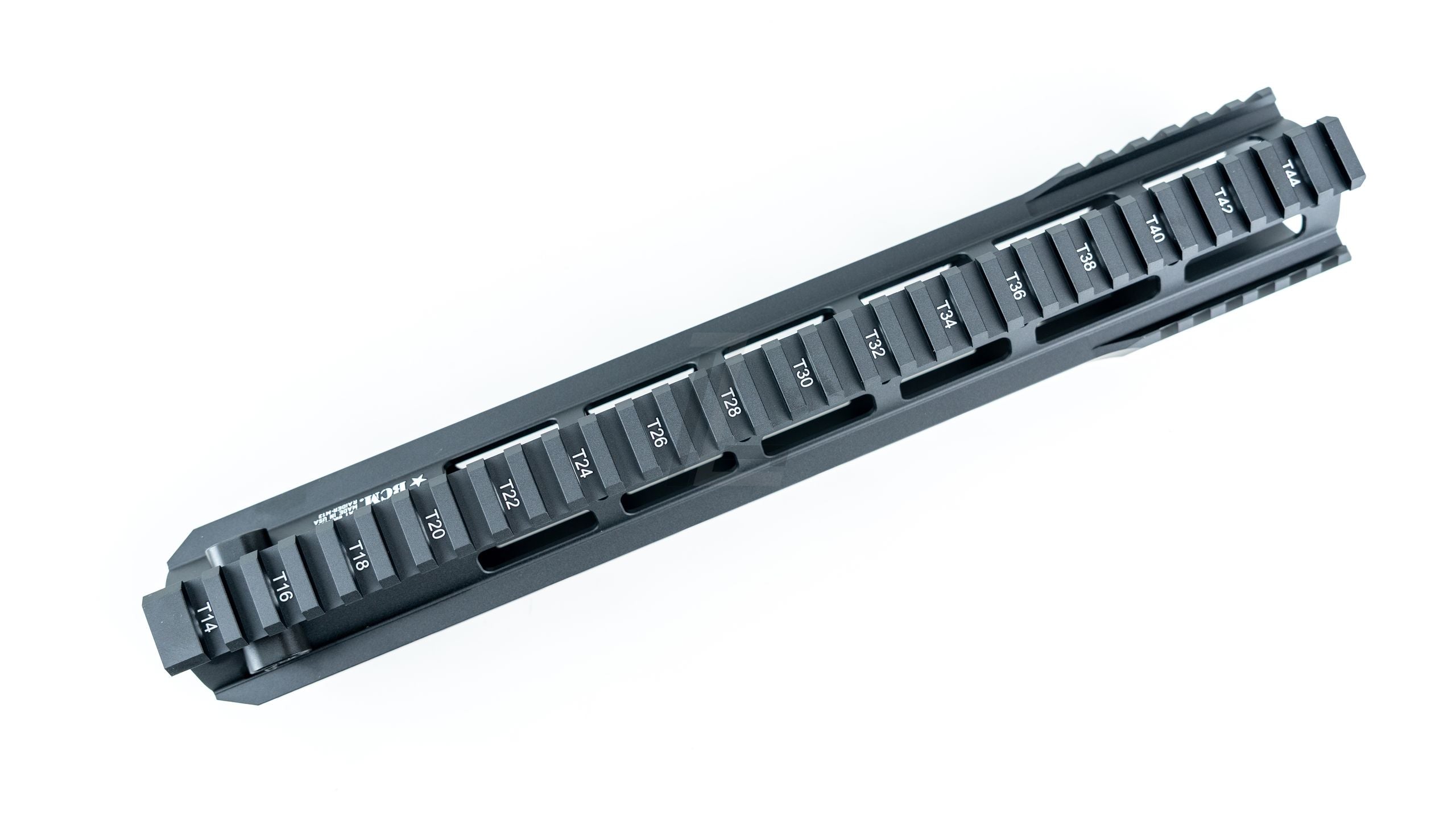 ANGRY GUN - BCM RAIDER M-LOK RAIL FOR GBB / AEG / PTW - (13 INCH, BLACK)
