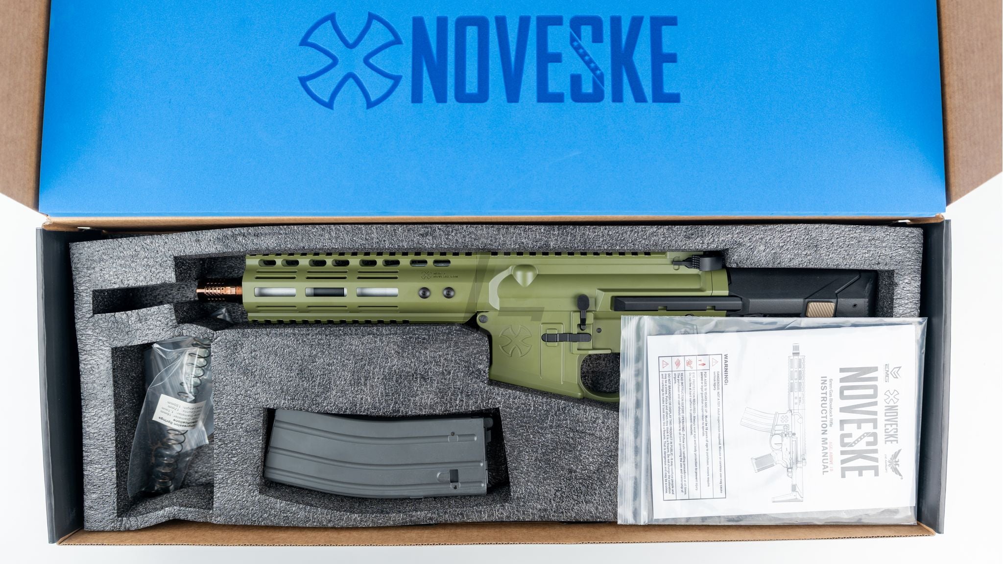 DOUBLE EAGLE - NOVESKE GHETTO BLASTER NHR-7" MWS GBB RIFLE (BAZOOKA GREEN)