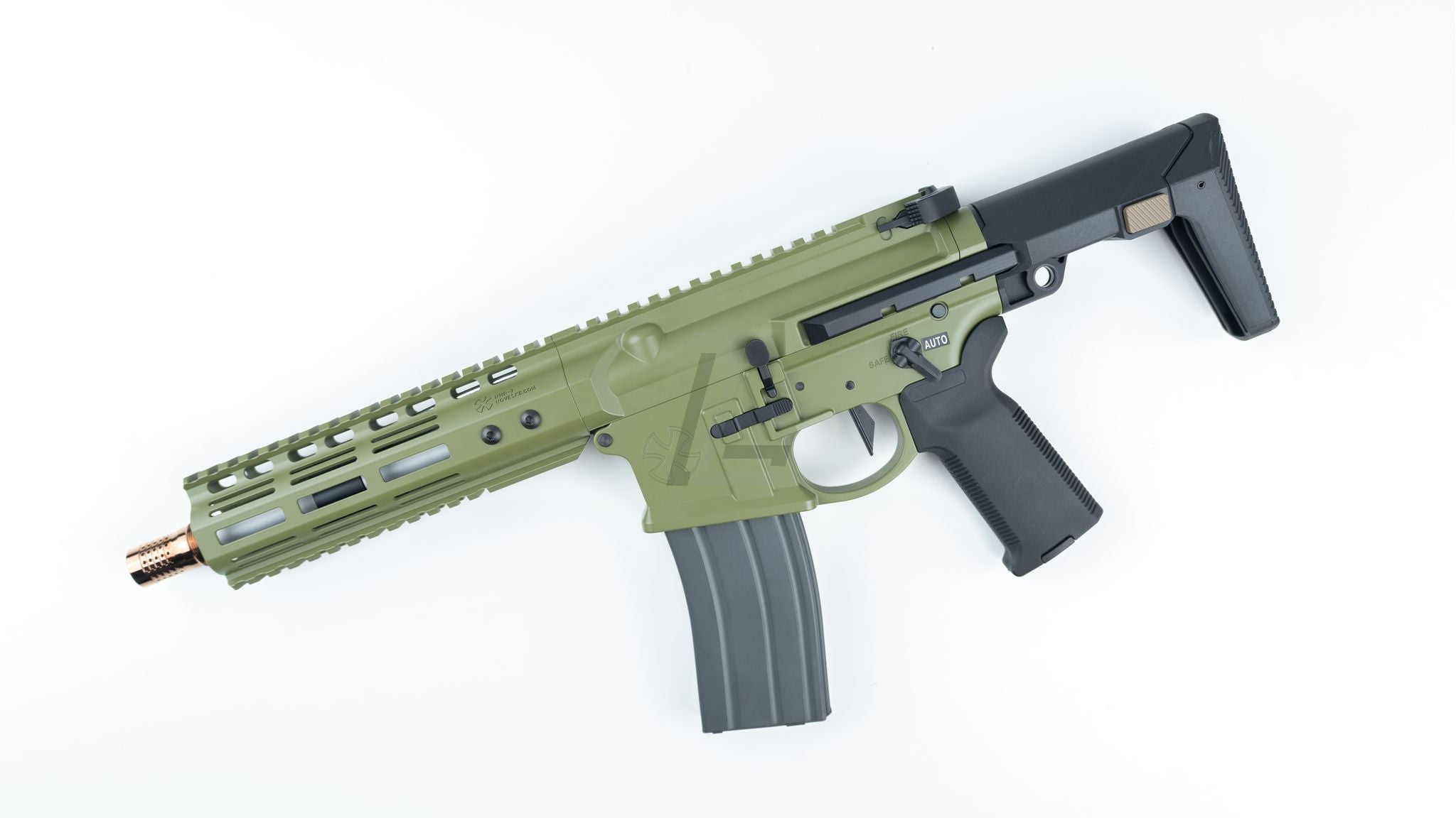 DOUBLE EAGLE - NOVESKE GHETTO BLASTER NHR-7" MWS GBB RIFLE (BAZOOKA GREEN)