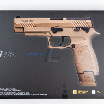 VFC - SIG SAUER M17 P320 GREEN GAS GBB AIRSOFT PISTOL - TAN BY SIG AIR