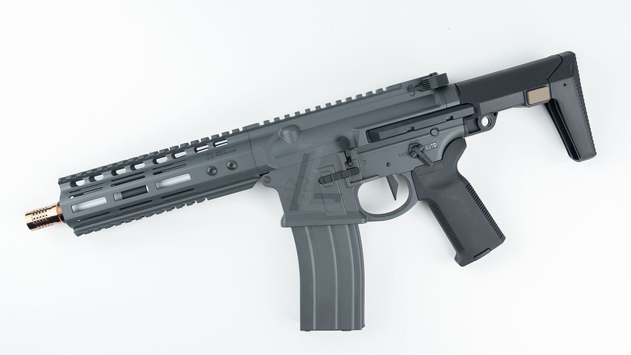 DOUBLE EAGLE - NOVESKE GHETTO BLASTER NHR-7" MWS GBB RIFLE (GREY)