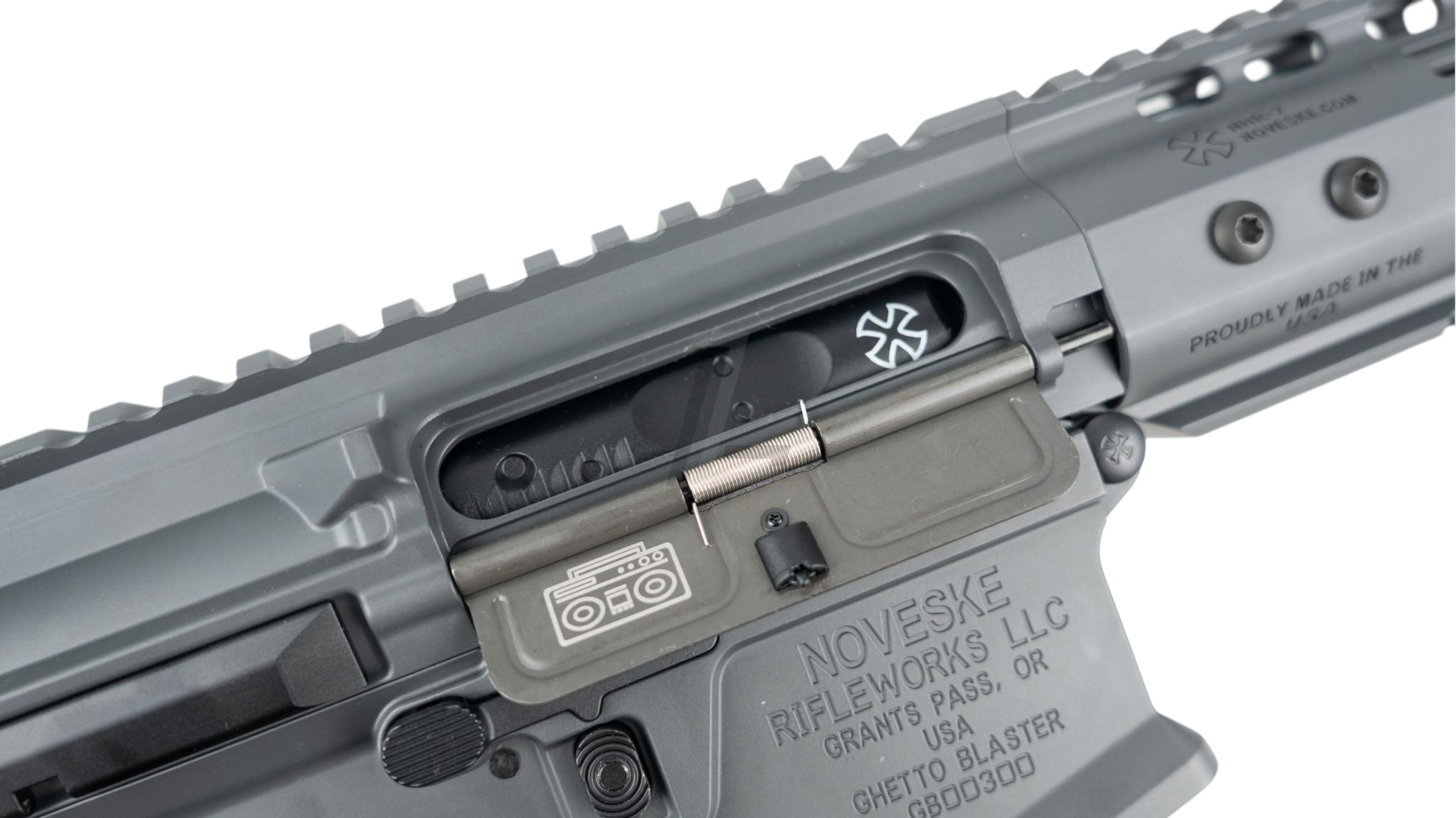 DOUBLE EAGLE - NOVESKE GHETTO BLASTER NHR-7" MWS GBB RIFLE (GREY)