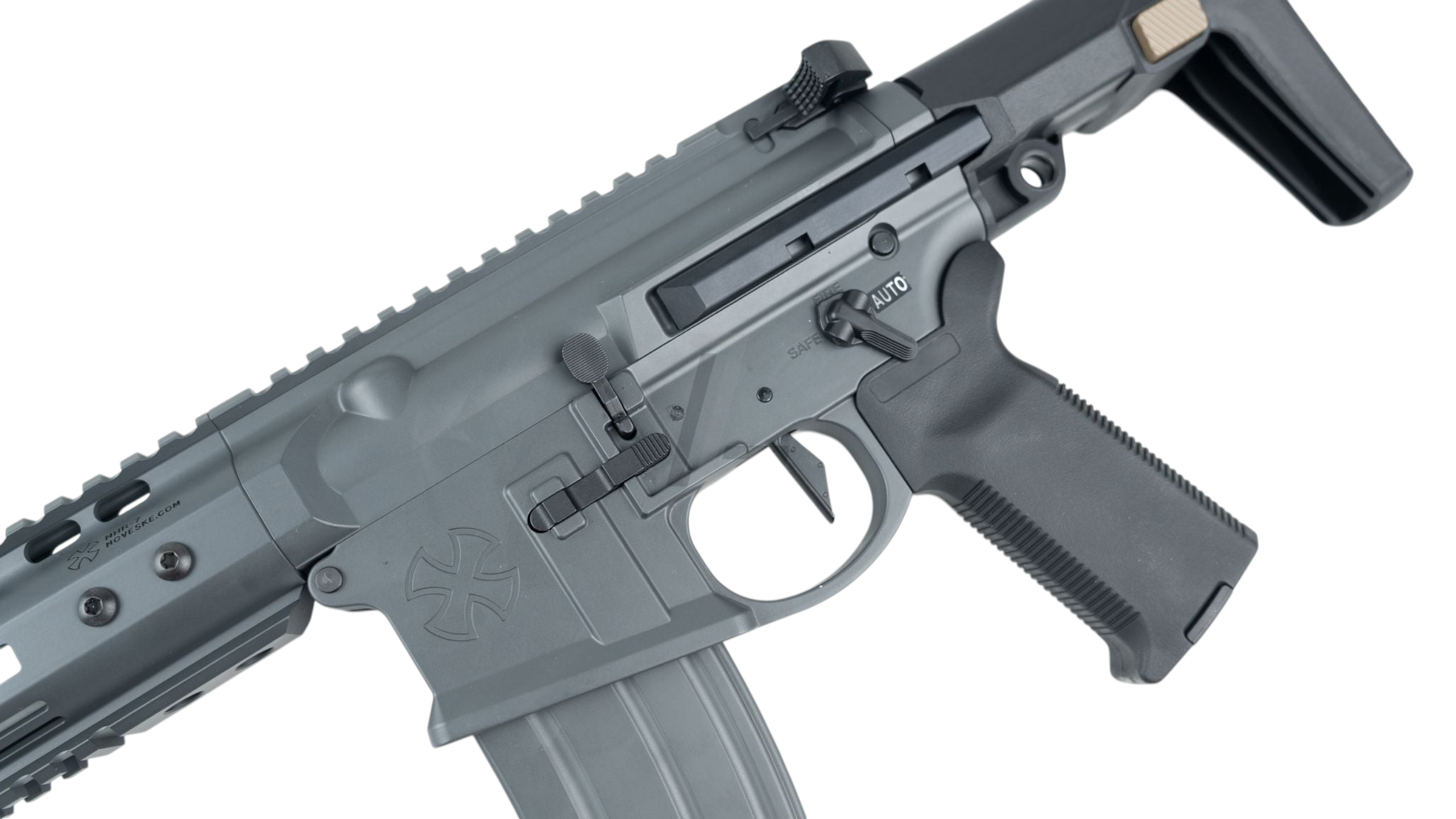 DOUBLE EAGLE - NOVESKE GHETTO BLASTER NHR-7" MWS GBB RIFLE (GREY)