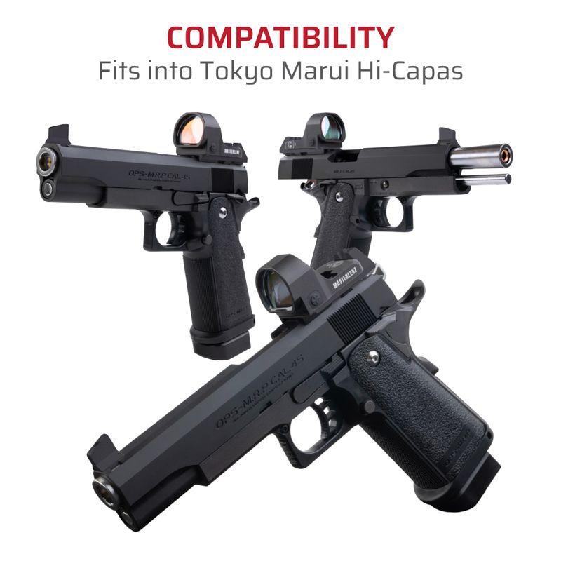 RWA - 2011 RED DOT PLATE (RMR MOUNT BASE) FOR TOKYO MARUI HI-CAPA 5.1 - BLACK