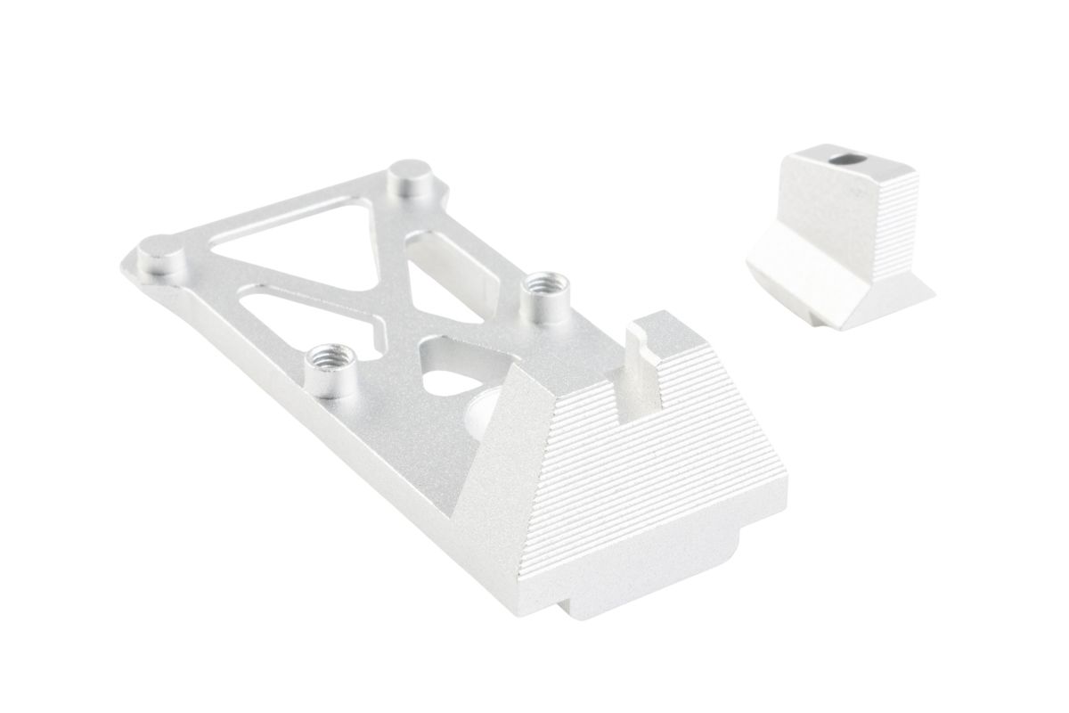 RWA - 2011 RED DOT PLATE (RMR MOUNT BASE) FOR TOKYO MARUI HI-CAPA 5.1 - SILVER