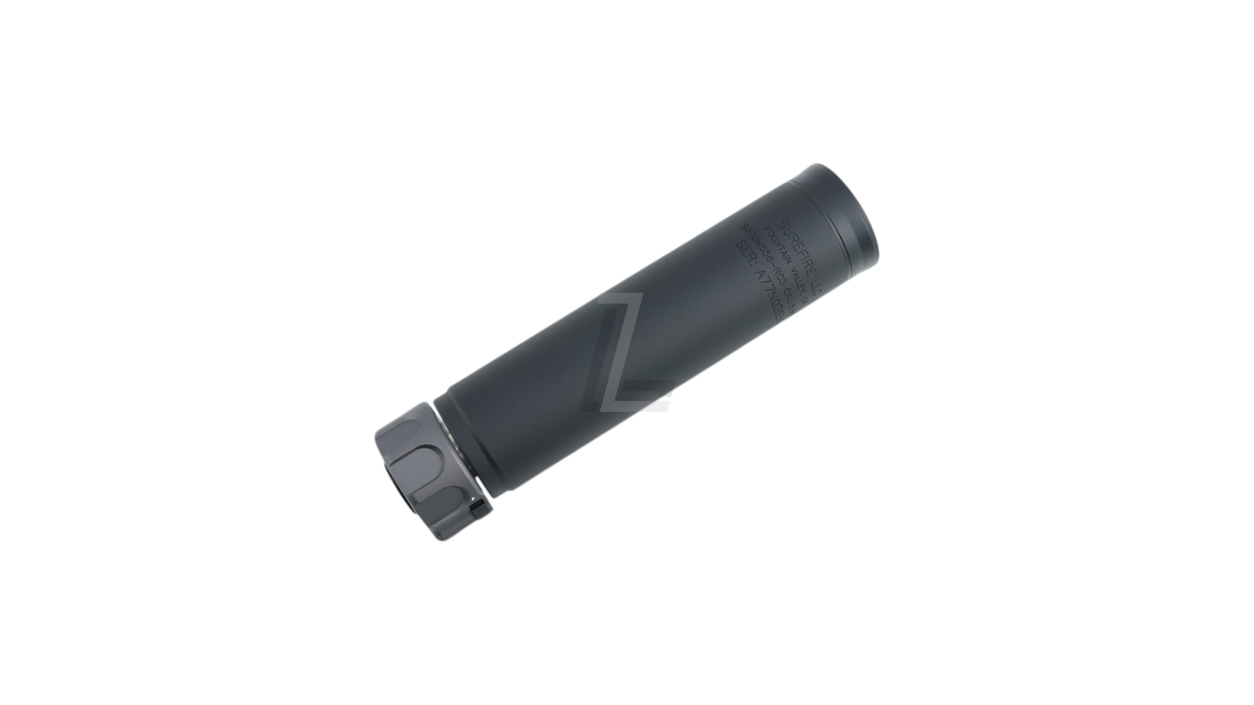 Landing Zone ANGRY GUN SOCOM556 RC3 dummy silencer in black with quick detach mount for airsoft rifles